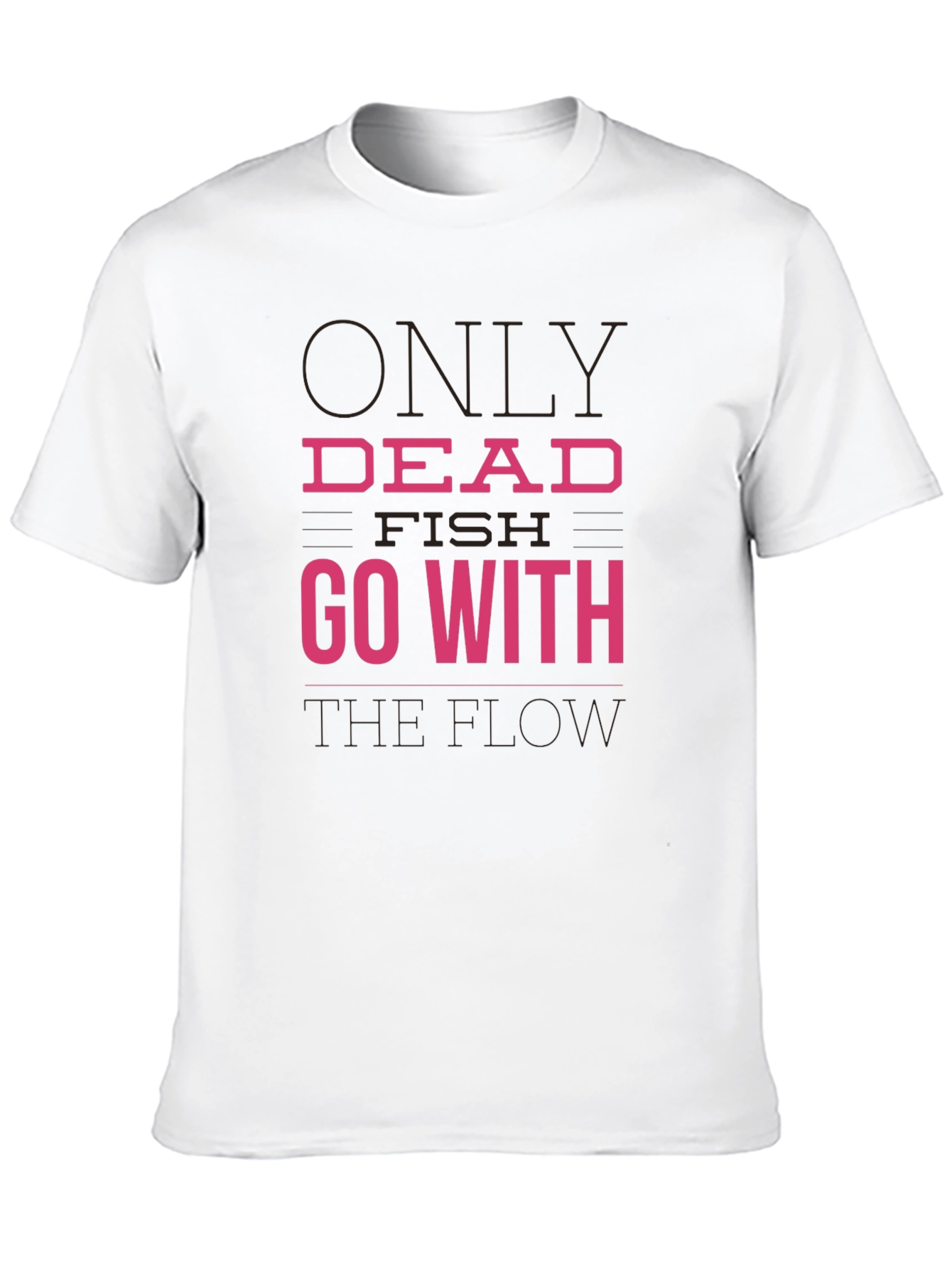 Dead Fish Go With The Flow Graphic Tee