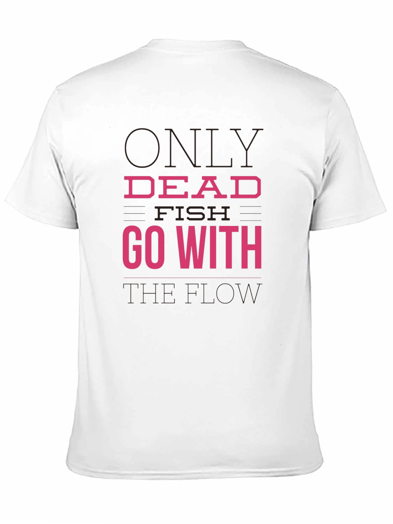 Dead Fish Go With The Flow Graphic Tee