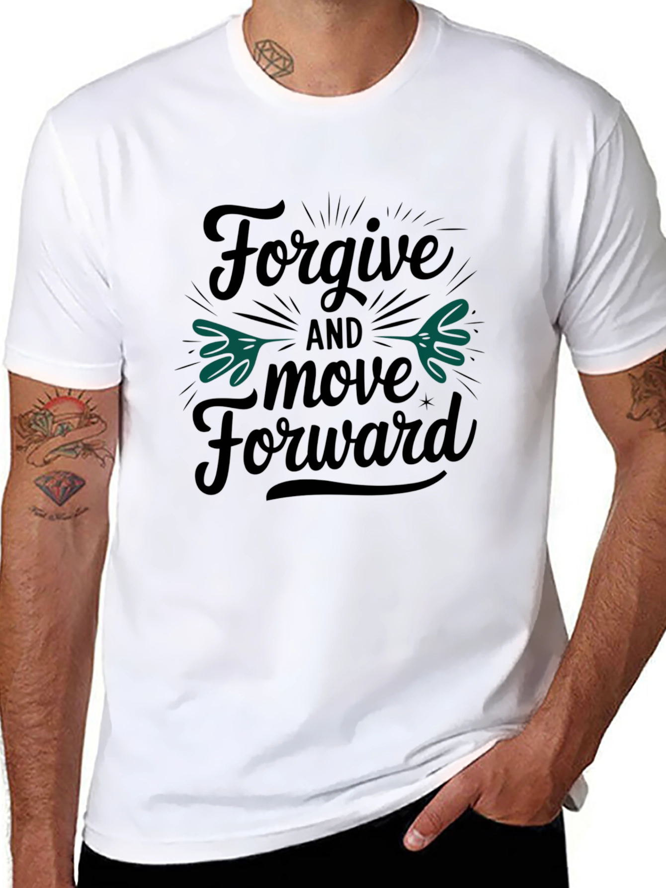 Forgive and Move Forward Graphic T-Shirt