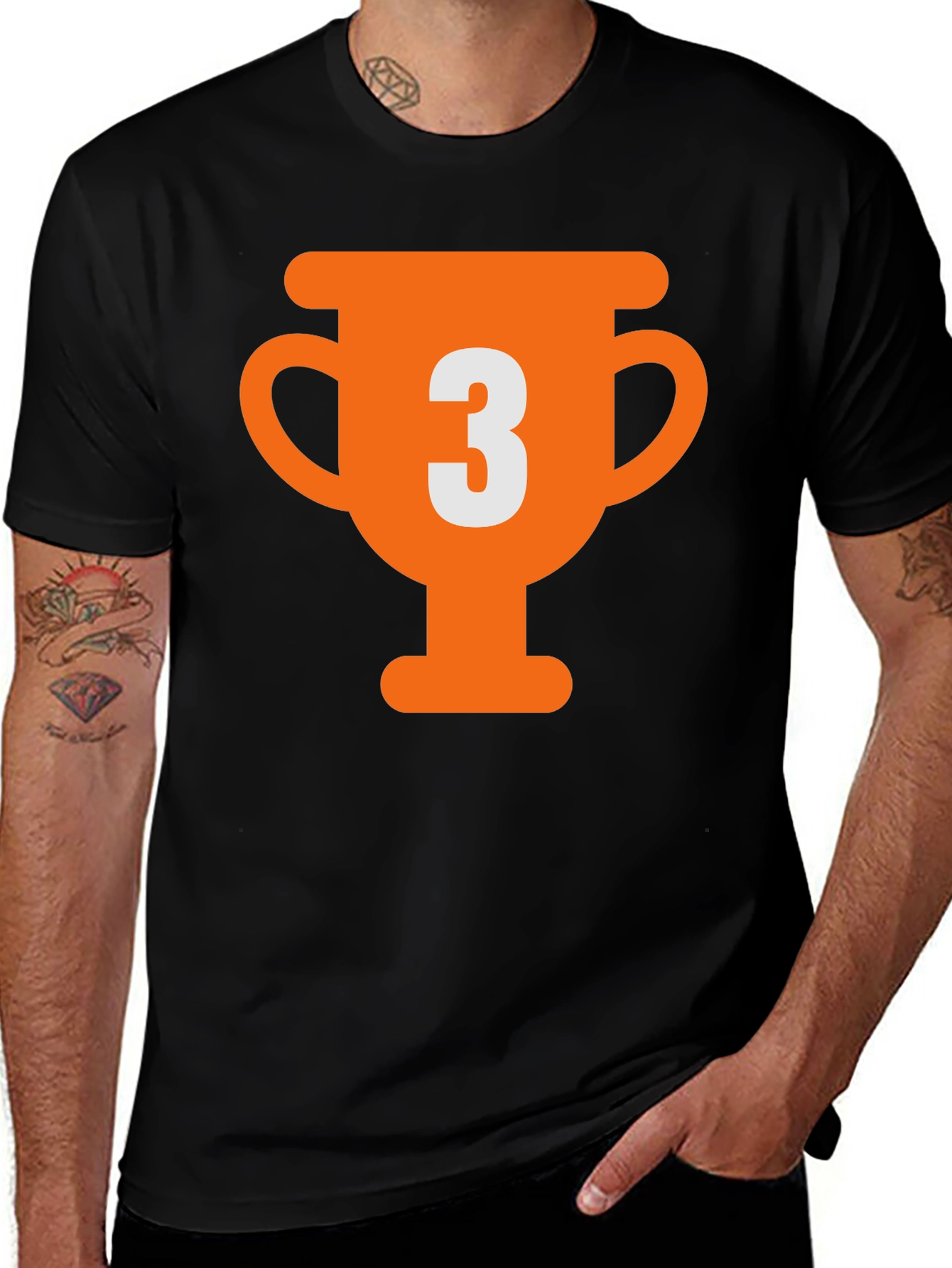 Third Place Trophy Graphic Tee