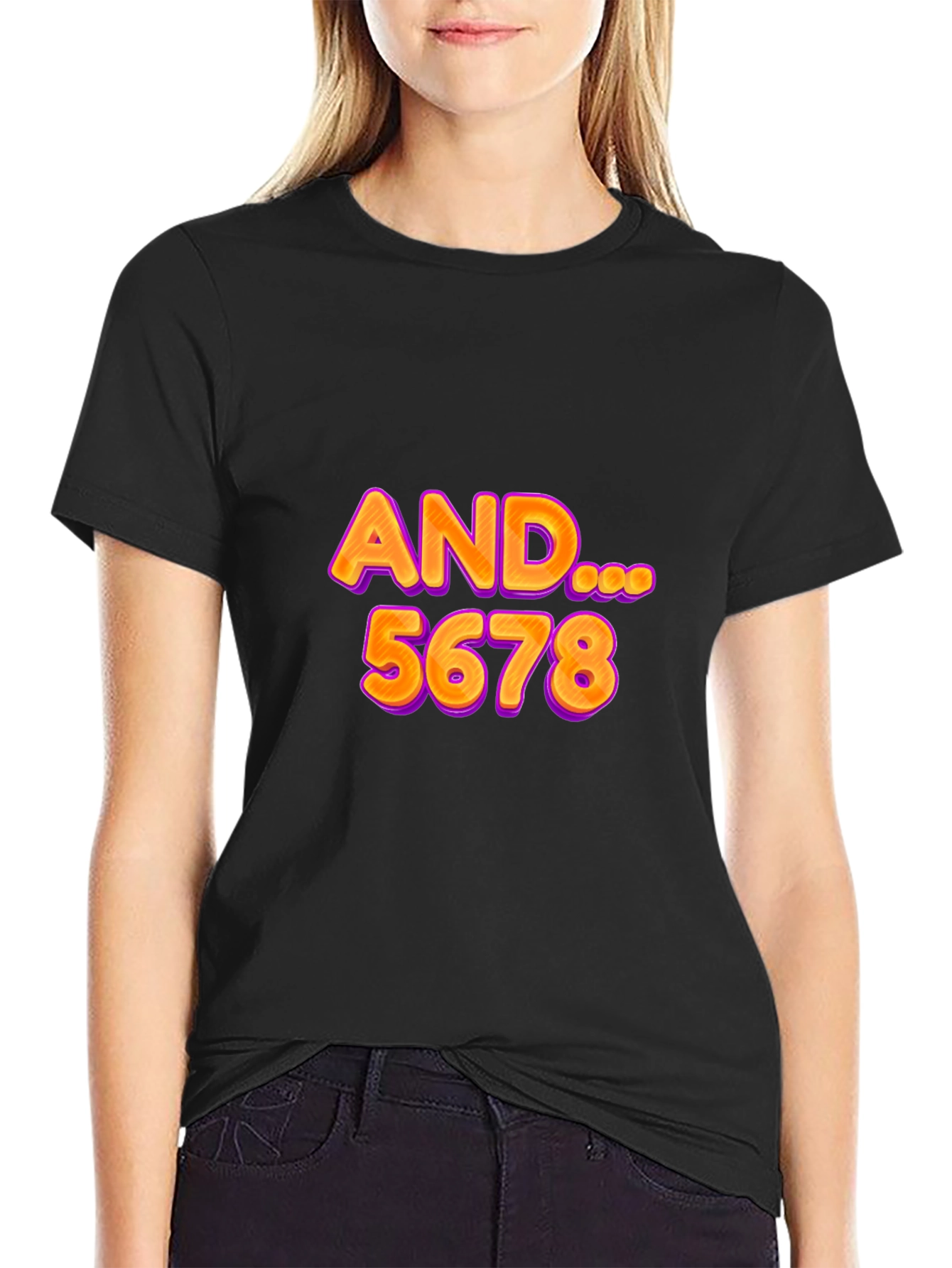 Dance Crew AND...5678 T-Shirt - Black