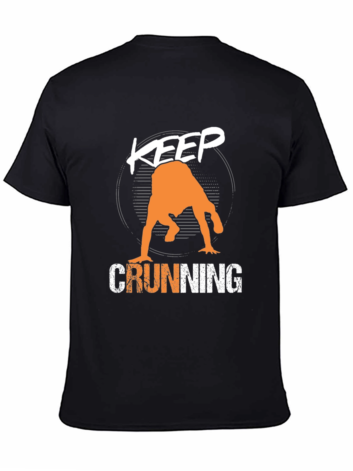 Keep Crunning T-Shirt - Mens Graphic Tee