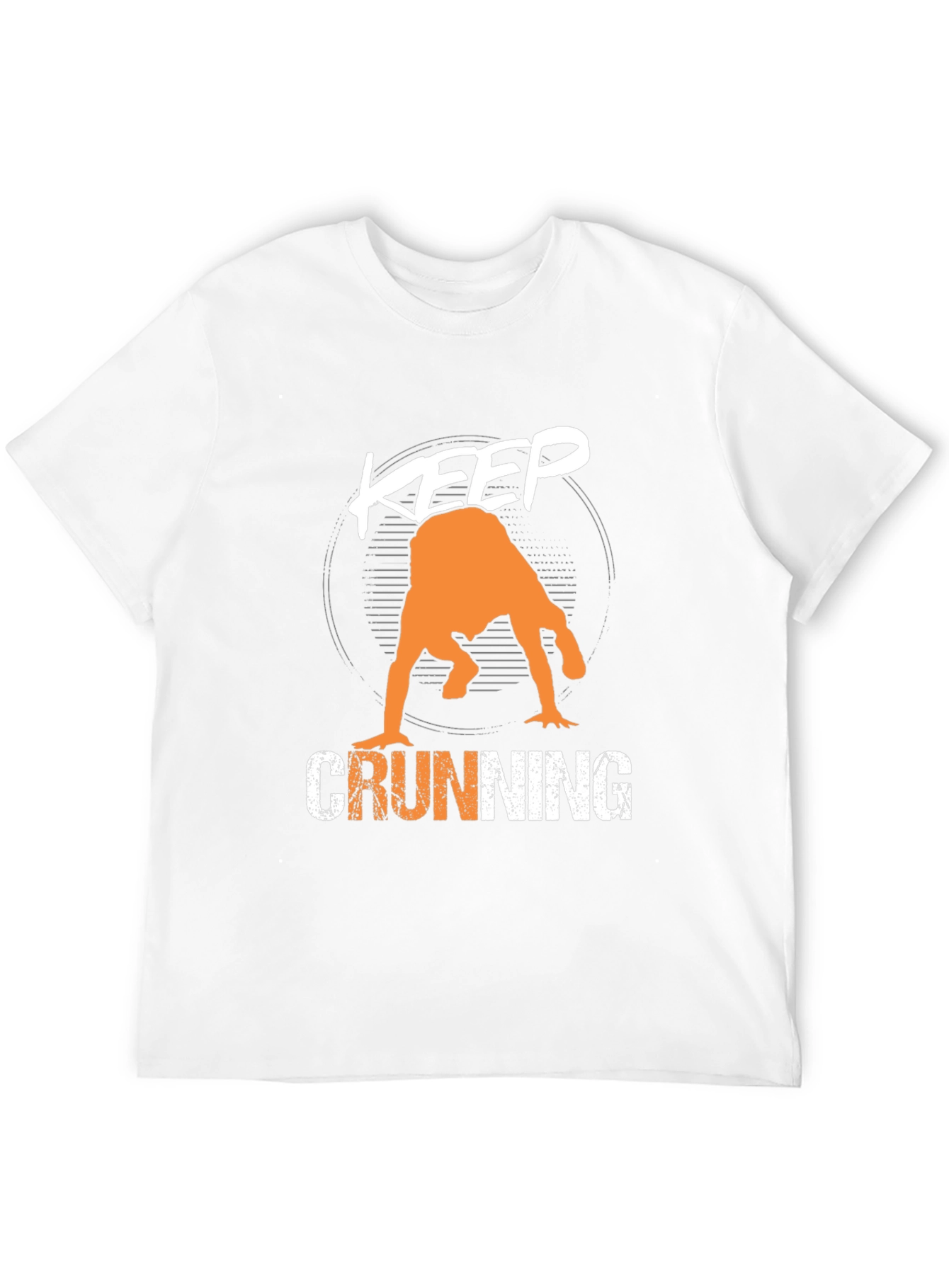 Keep Crunning T-Shirt - Mens Graphic Tee