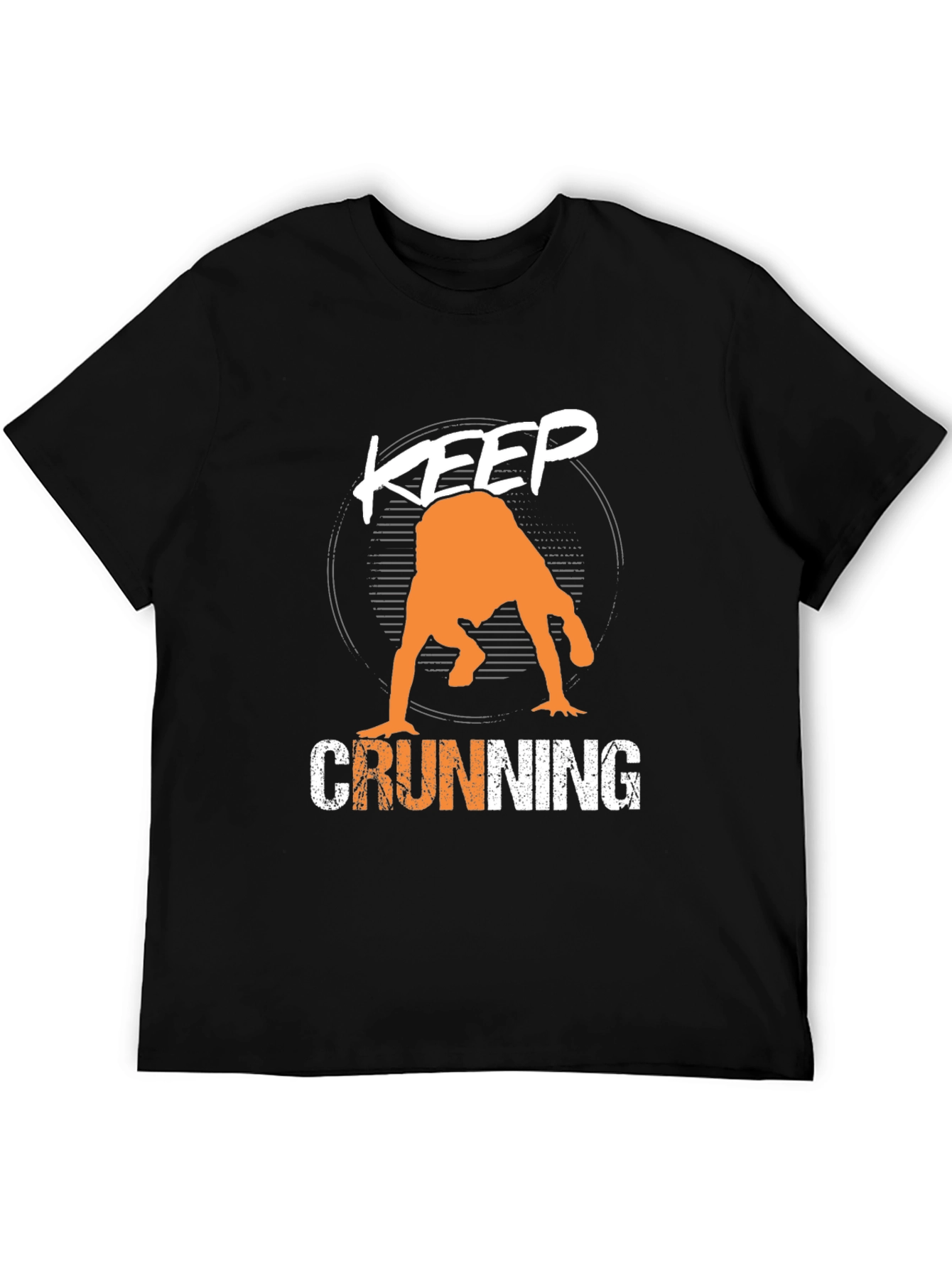 Keep Crunning T-Shirt - Mens Graphic Tee