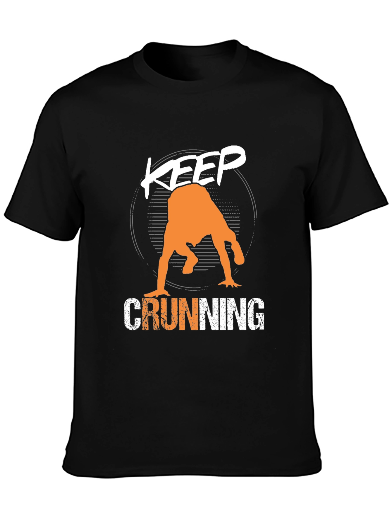 Keep Crunning T-Shirt - Mens Graphic Tee