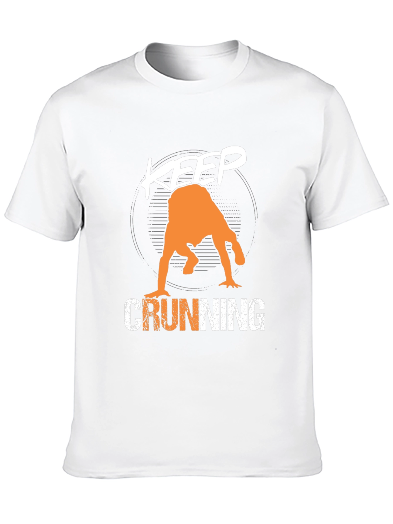 Keep Crunning T-Shirt - Mens Graphic Tee