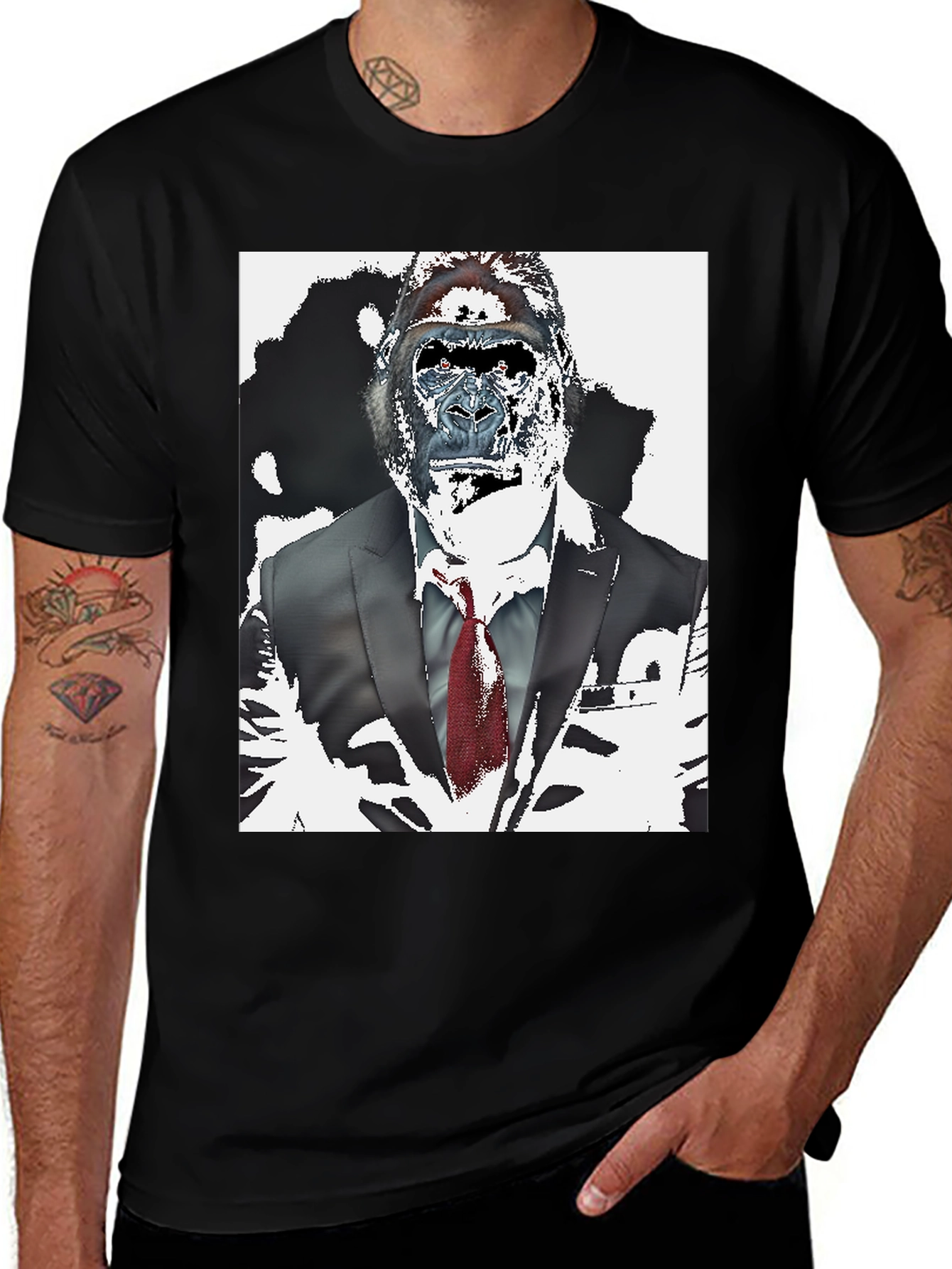 Gorilla Suit T-Shirt - Unique Graphic Tee