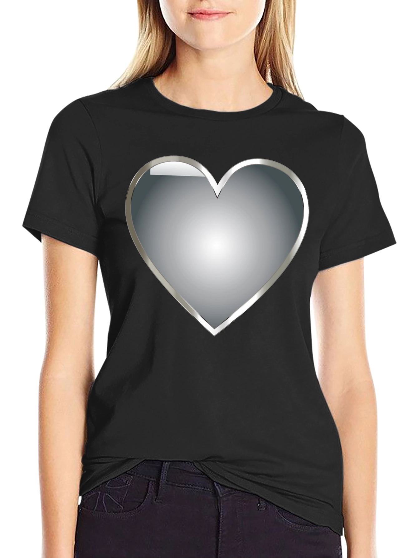 Heart Graphic T-Shirt - Modern Design