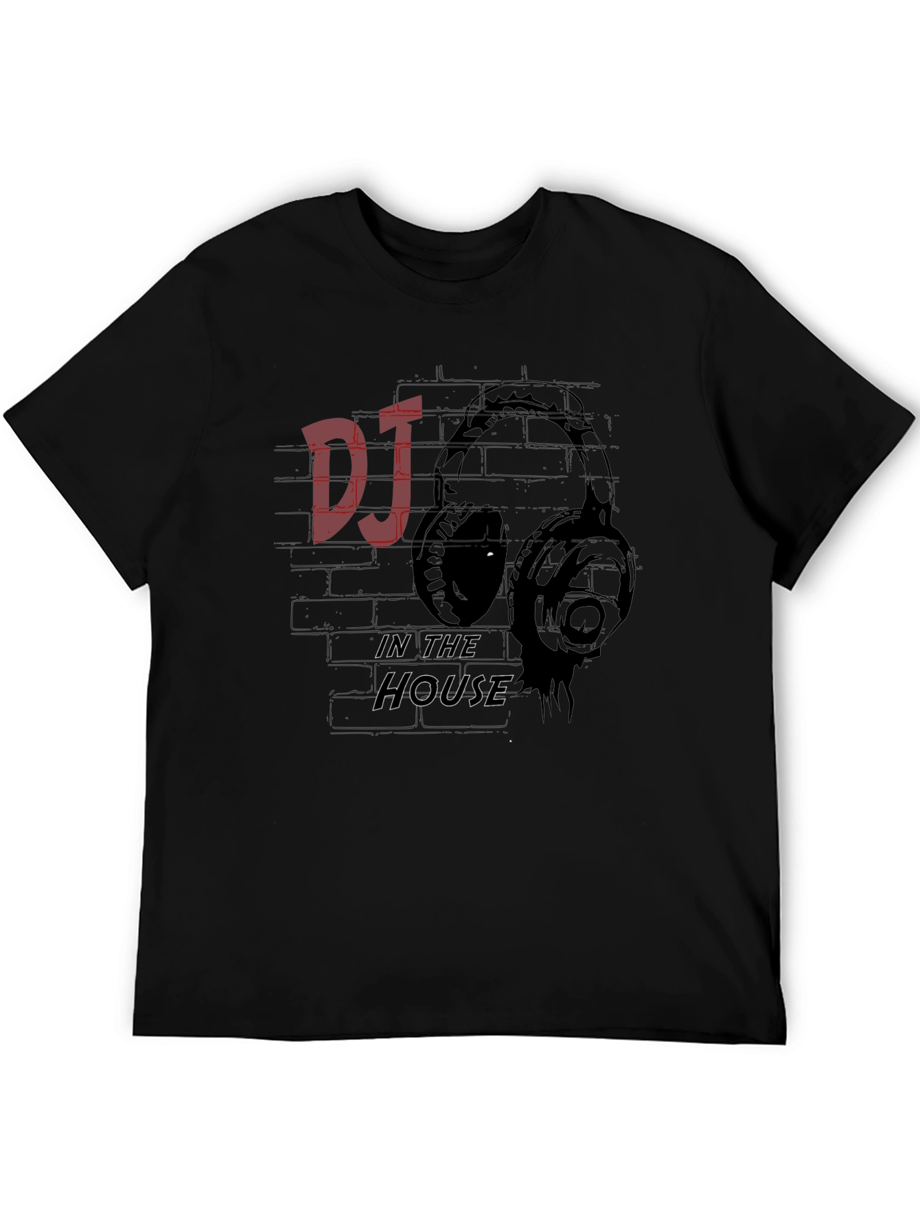 DJ in the House Graphic Print Tee