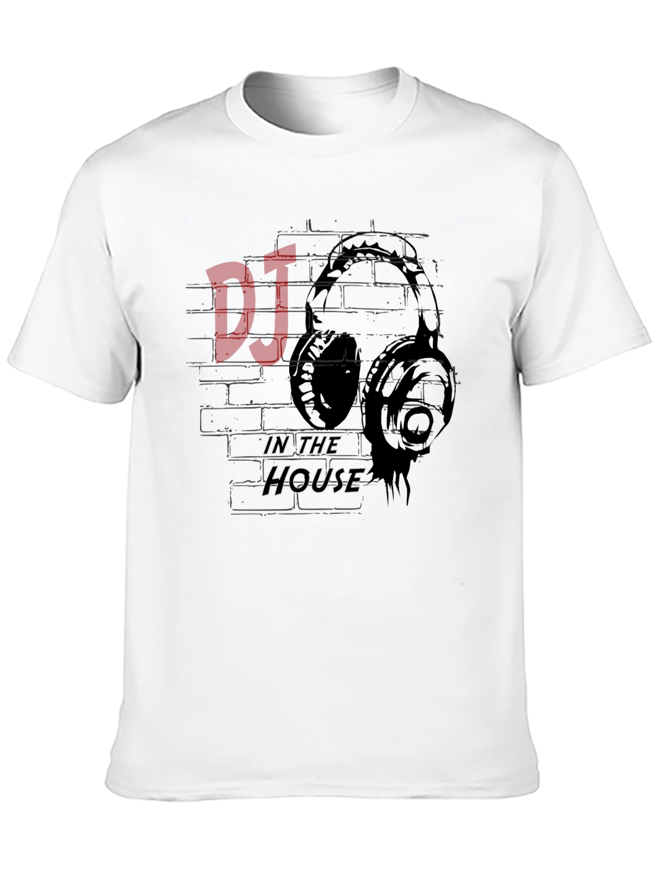DJ in the House Graphic Print Tee