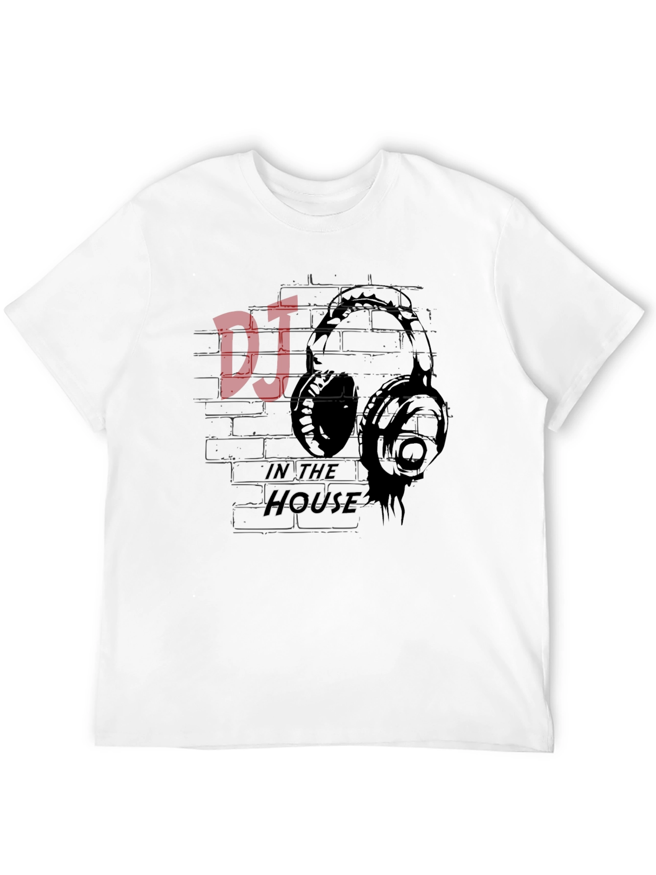 DJ in the House Graphic Print Tee
