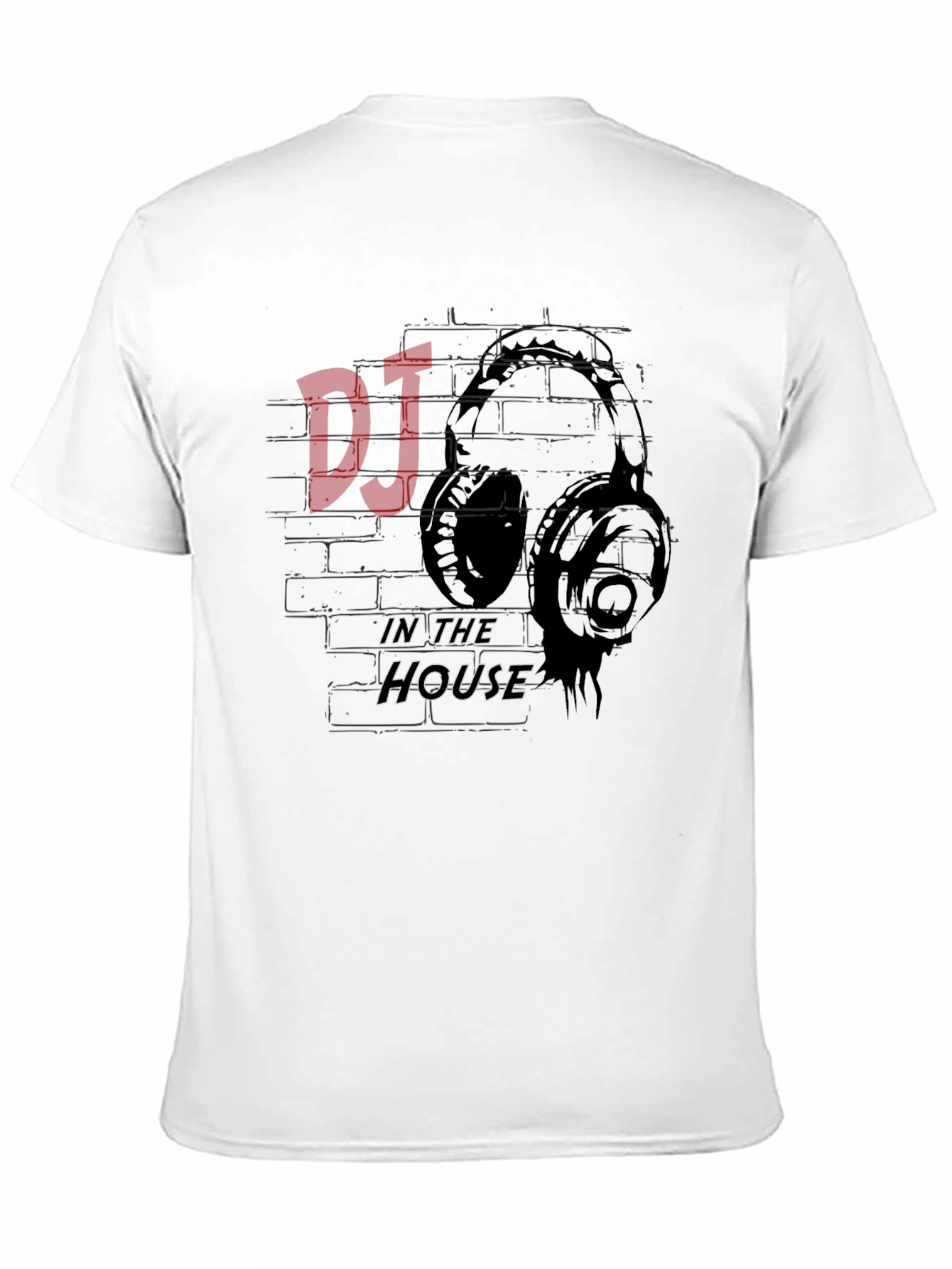 DJ in the House Graphic Print Tee