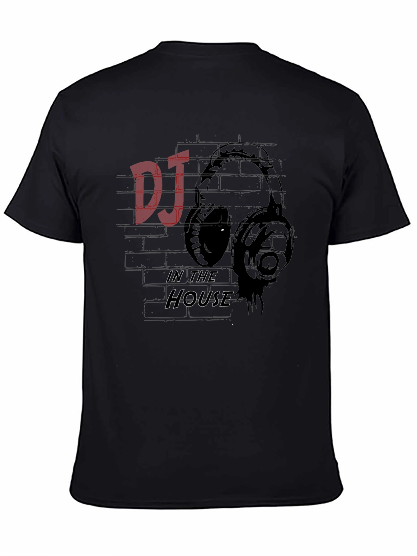 DJ in the House Graphic Print Tee