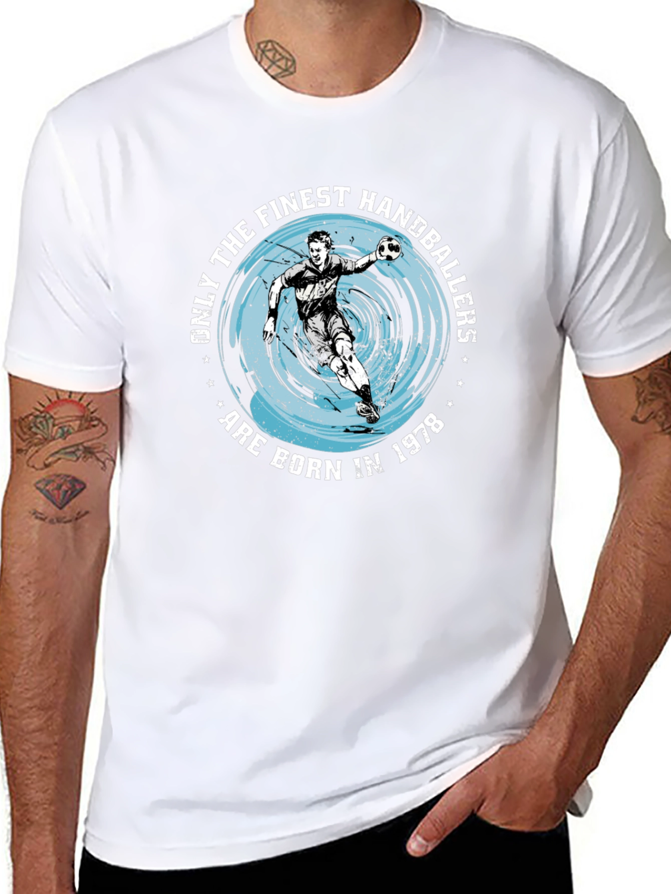 Finest Handballers Born in 1978 Graphic T-Shirt