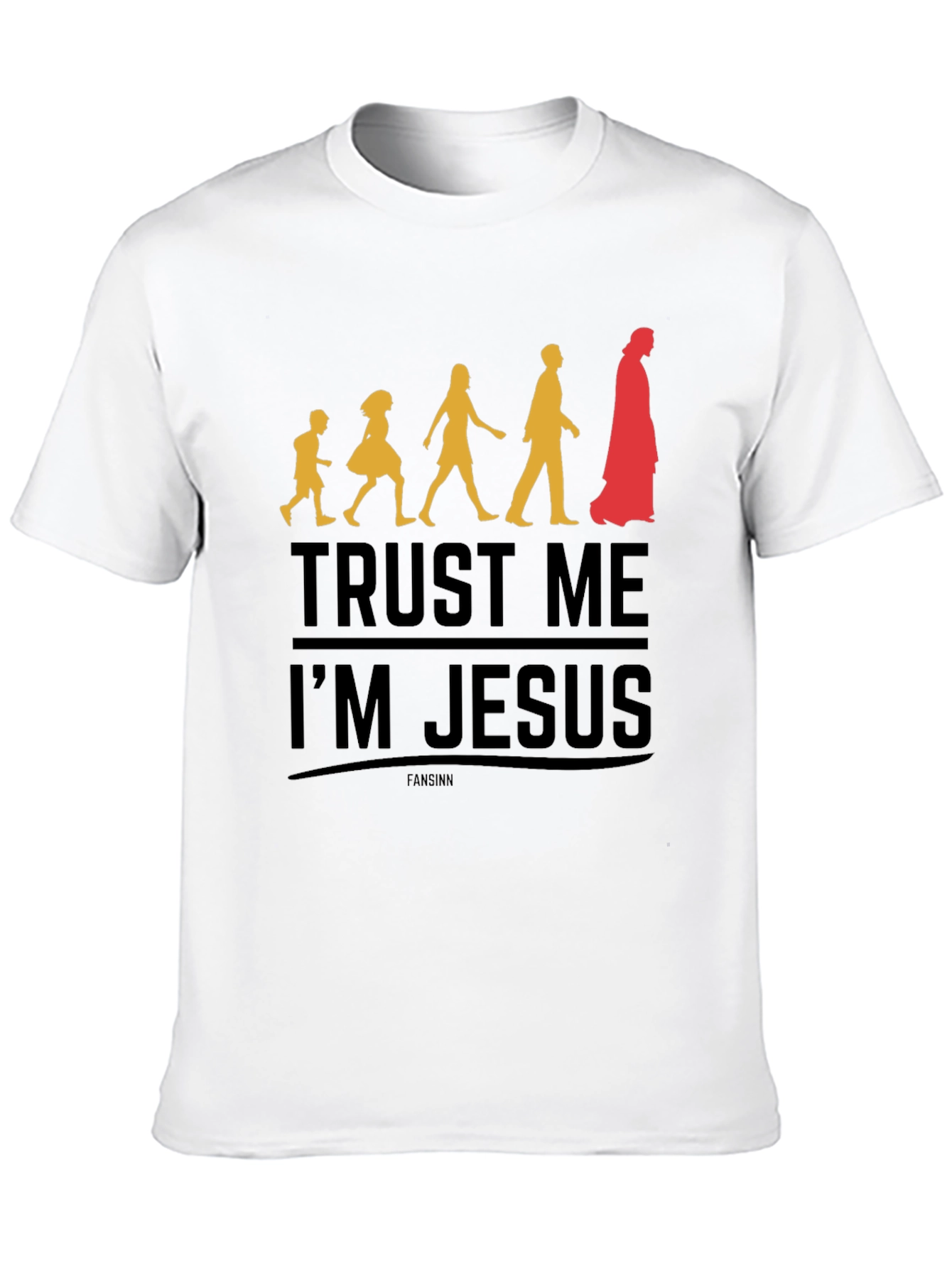 Trust Me Im Jesus Black Graphic Tee