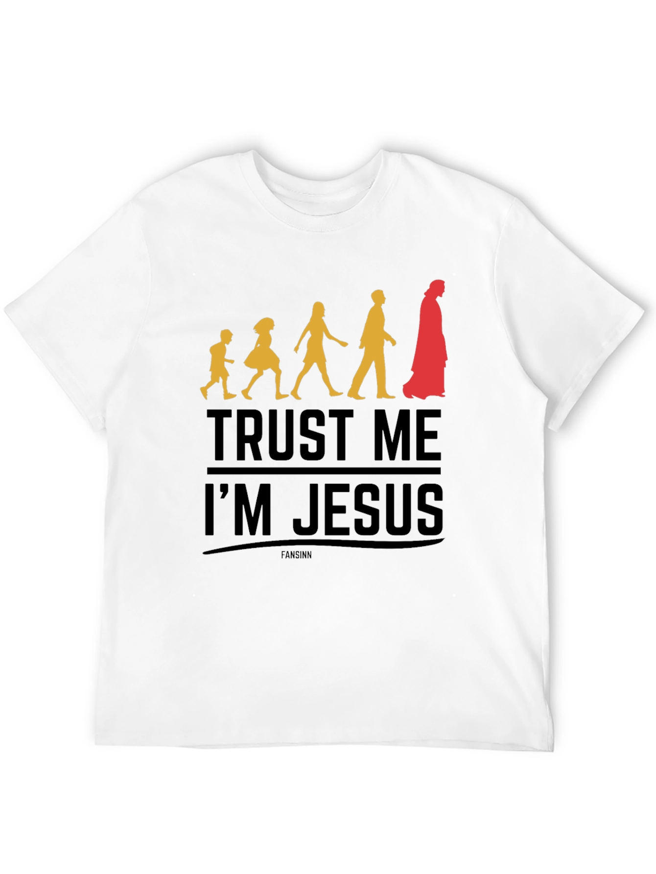Trust Me Im Jesus Black Graphic Tee
