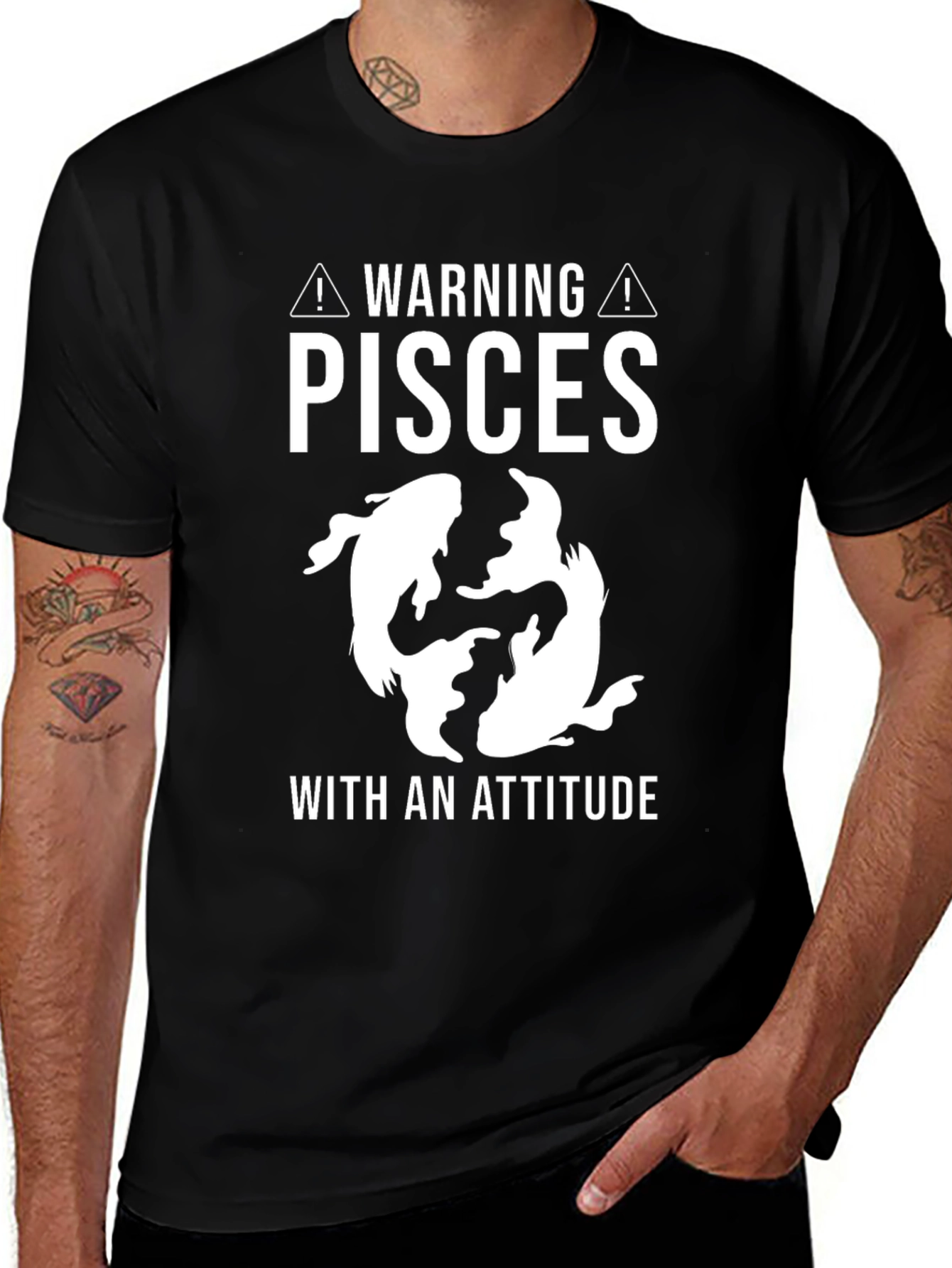 Pisces With An Attitude Graphic T-Shirt