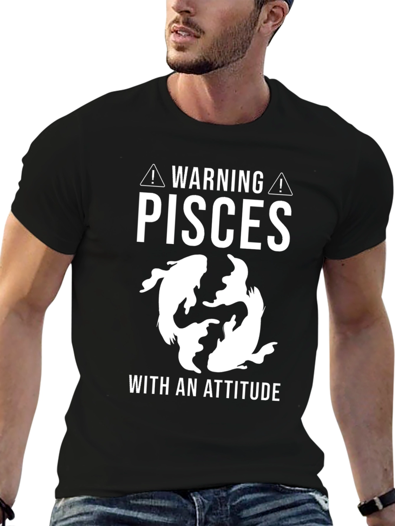 Pisces With An Attitude Graphic T-Shirt