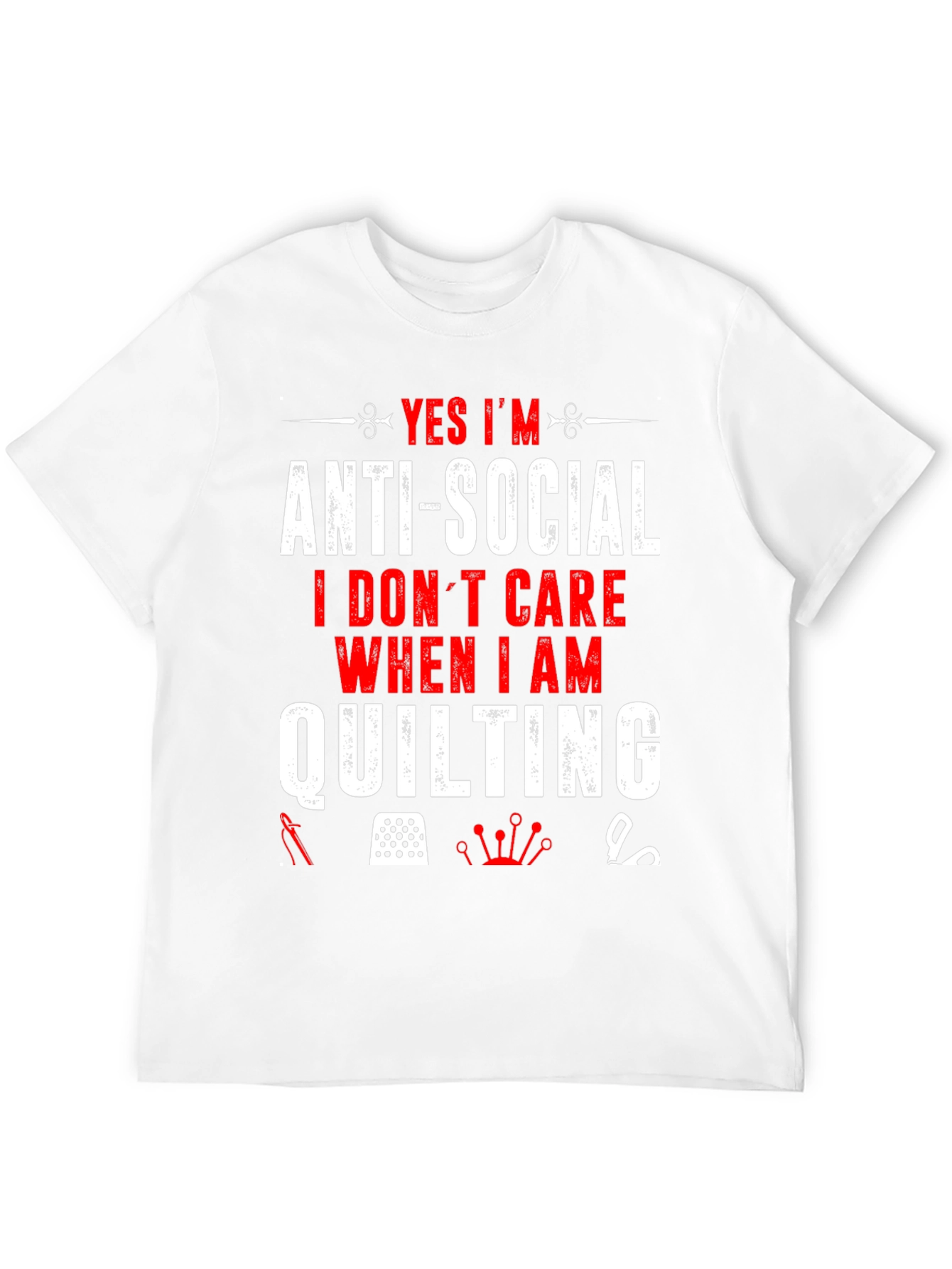 Anti-Social Quilting T-Shirt