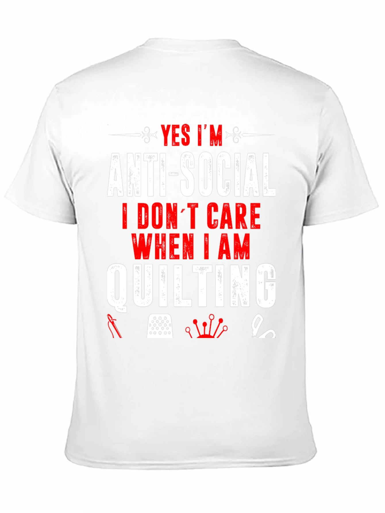 Anti-Social Quilting T-Shirt