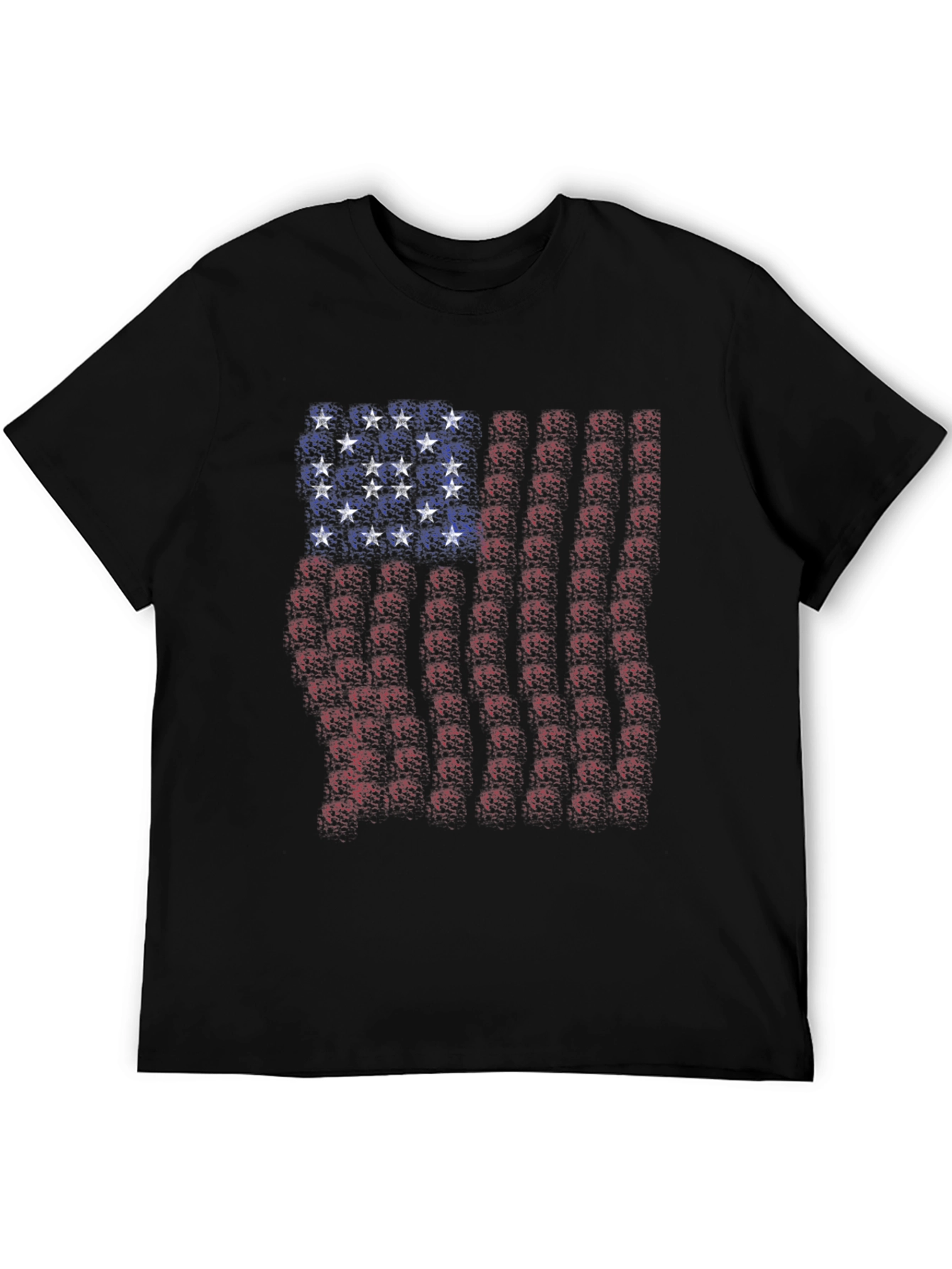 American Flag T-Shirt Black Patriotic USA Pride