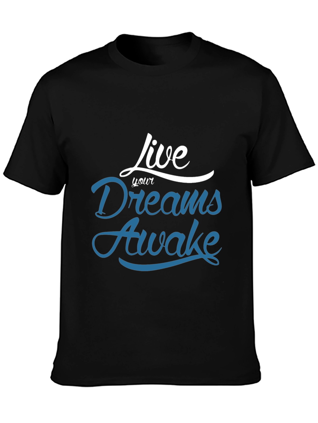 Live Your Dreams Awake Black Tee