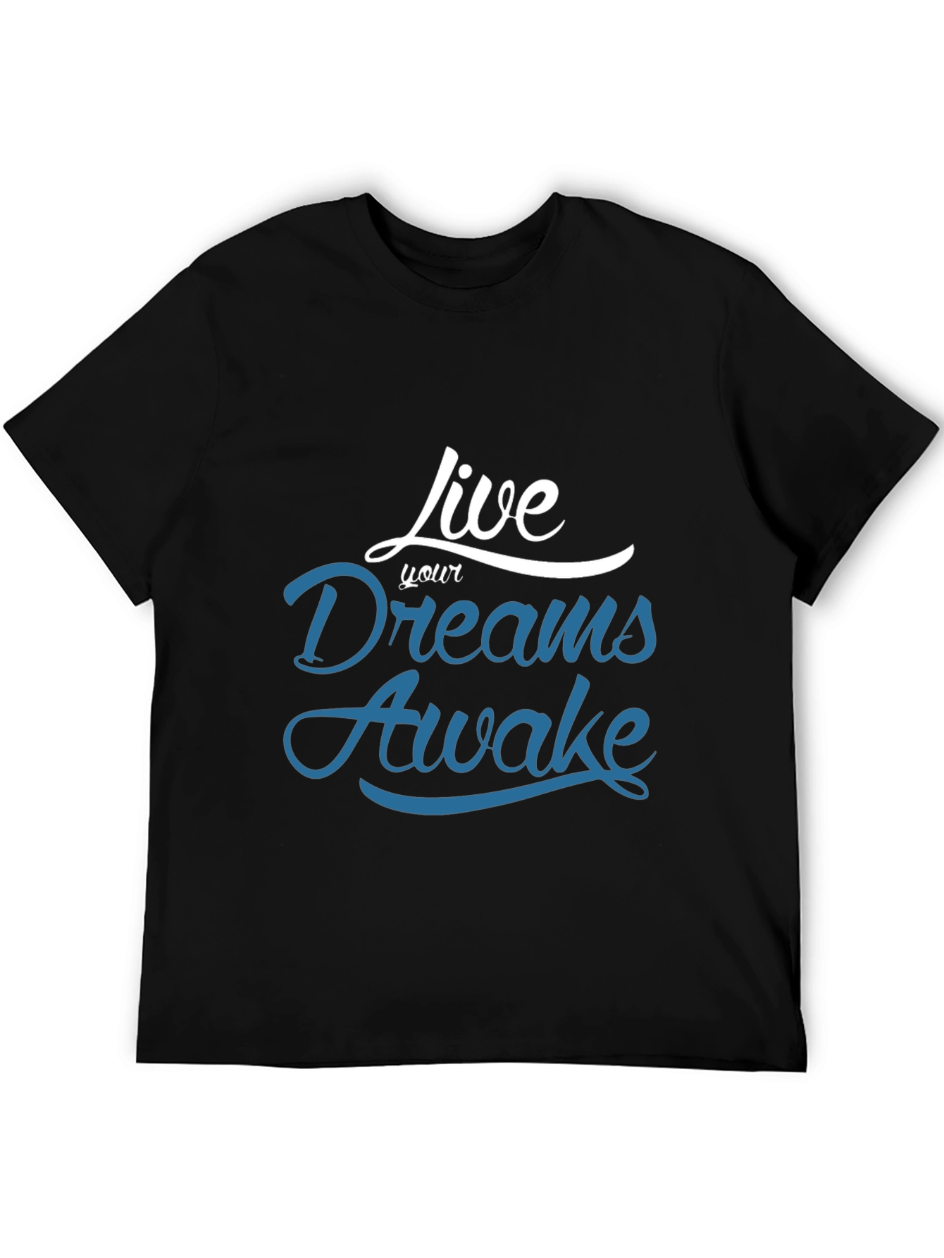 Live Your Dreams Awake Black Tee