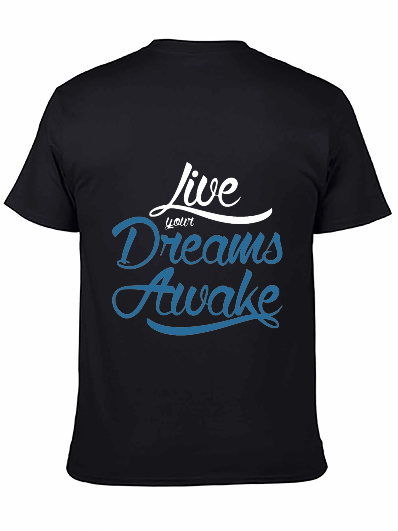 Live Your Dreams Awake Black Tee