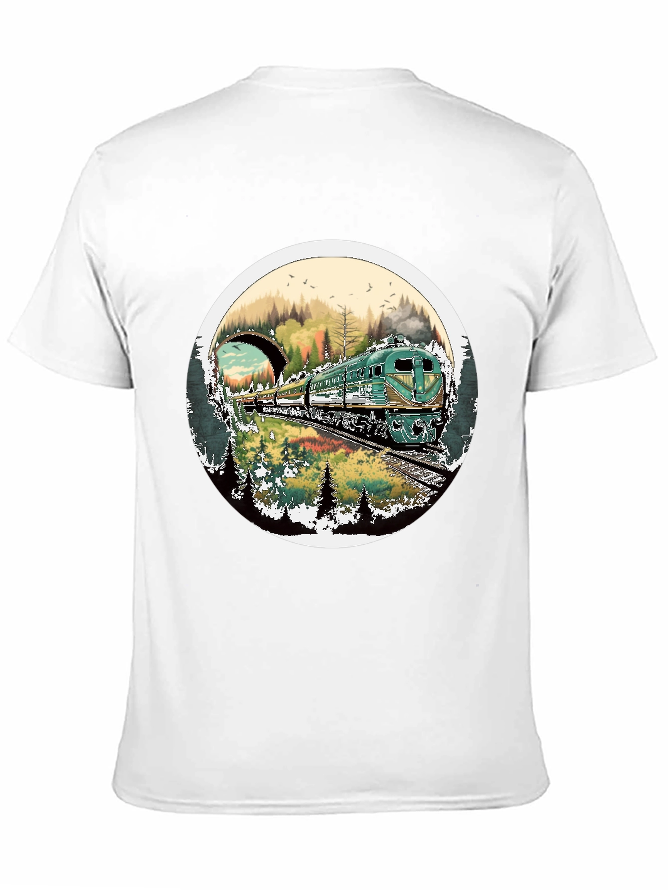 Train Journey T-Shirt - Nature Landscape Tee