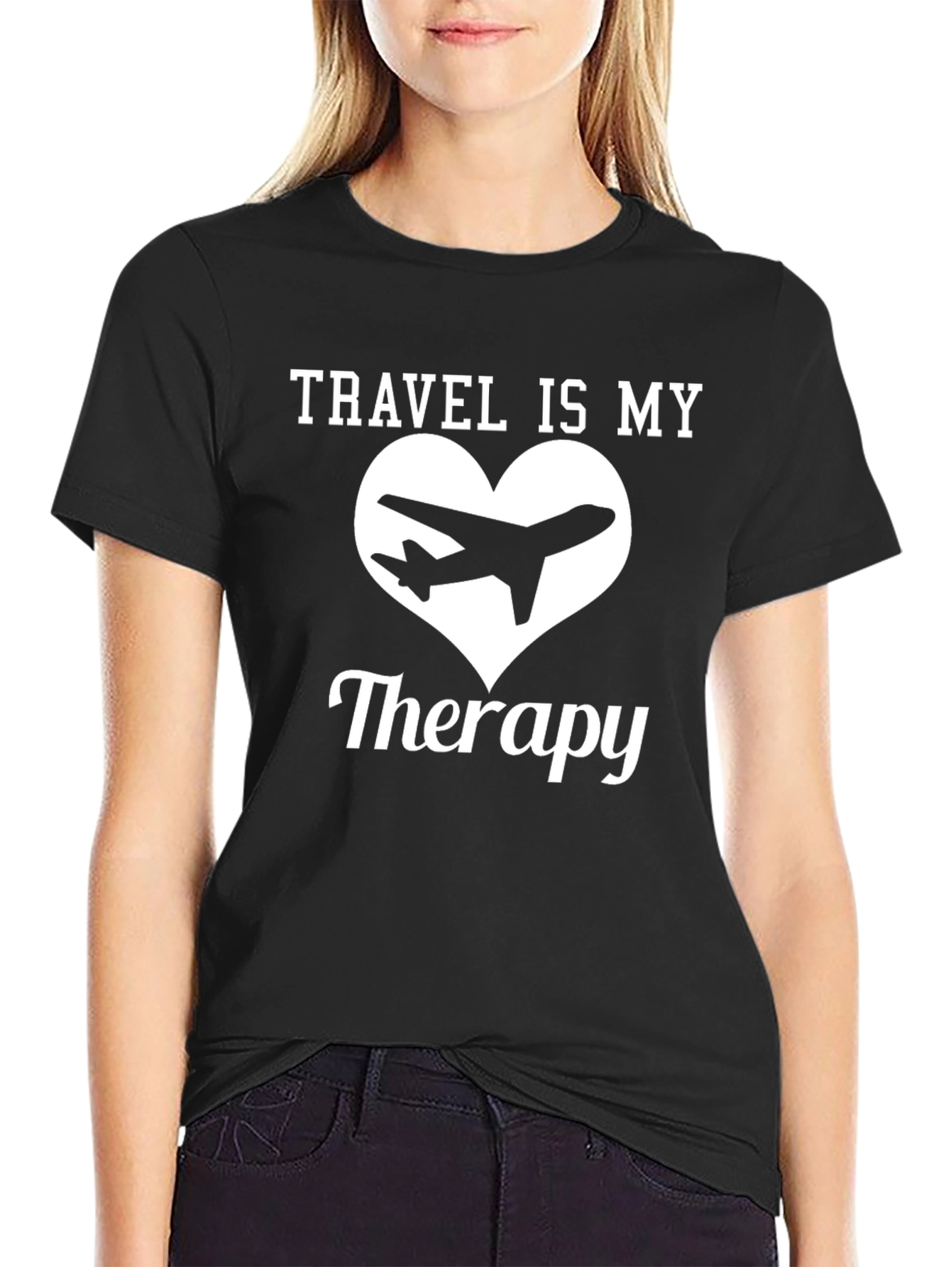 Travel Is My Therapy Graphic Tee