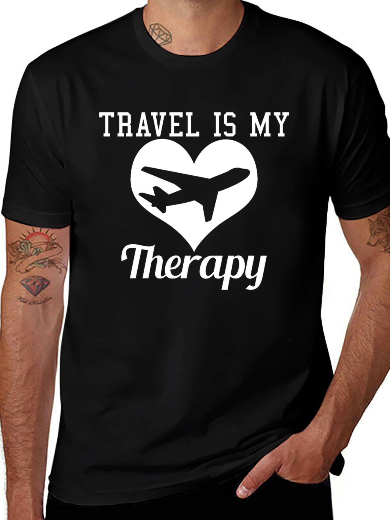 Travel Is My Therapy Graphic Tee