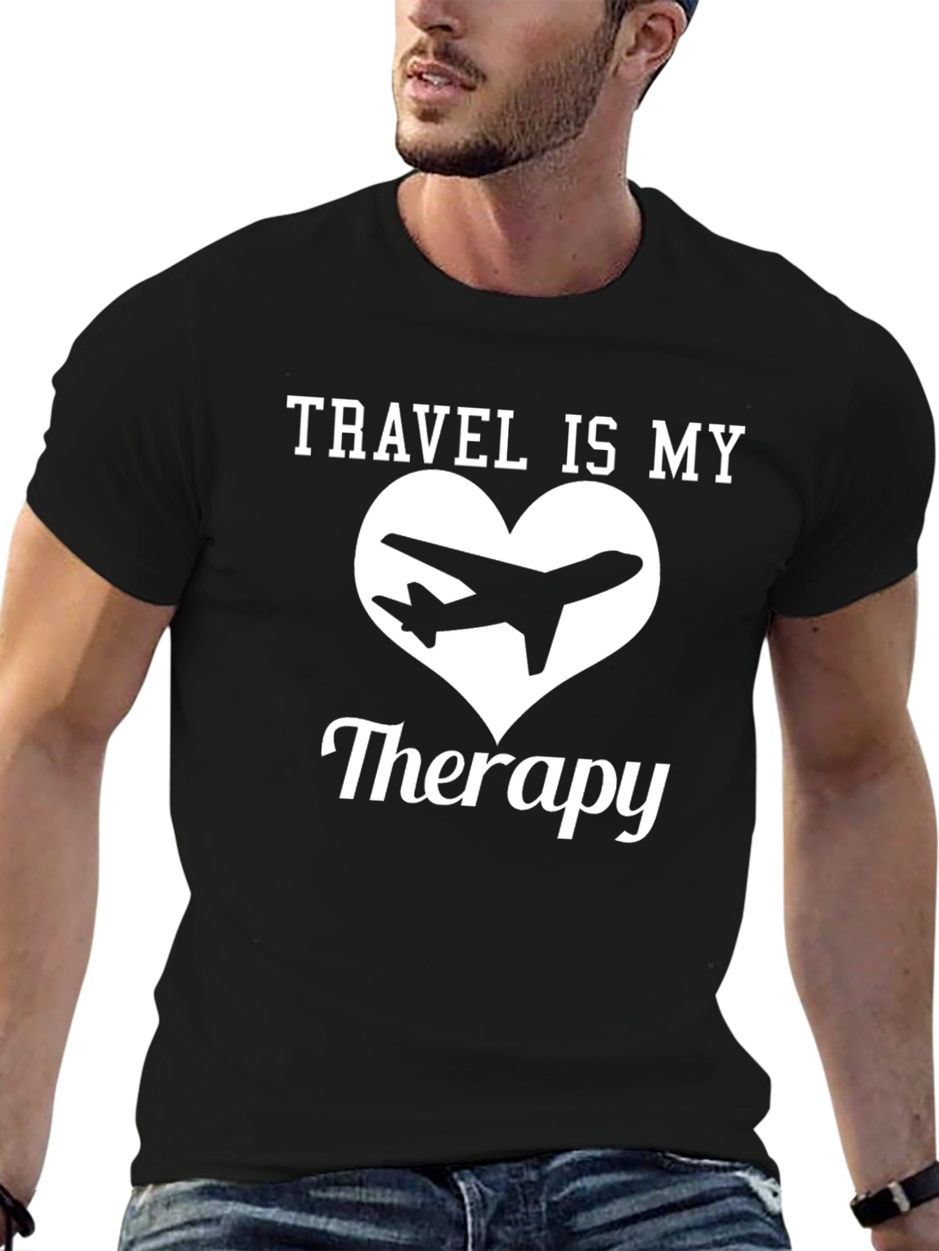 Travel Is My Therapy Graphic Tee
