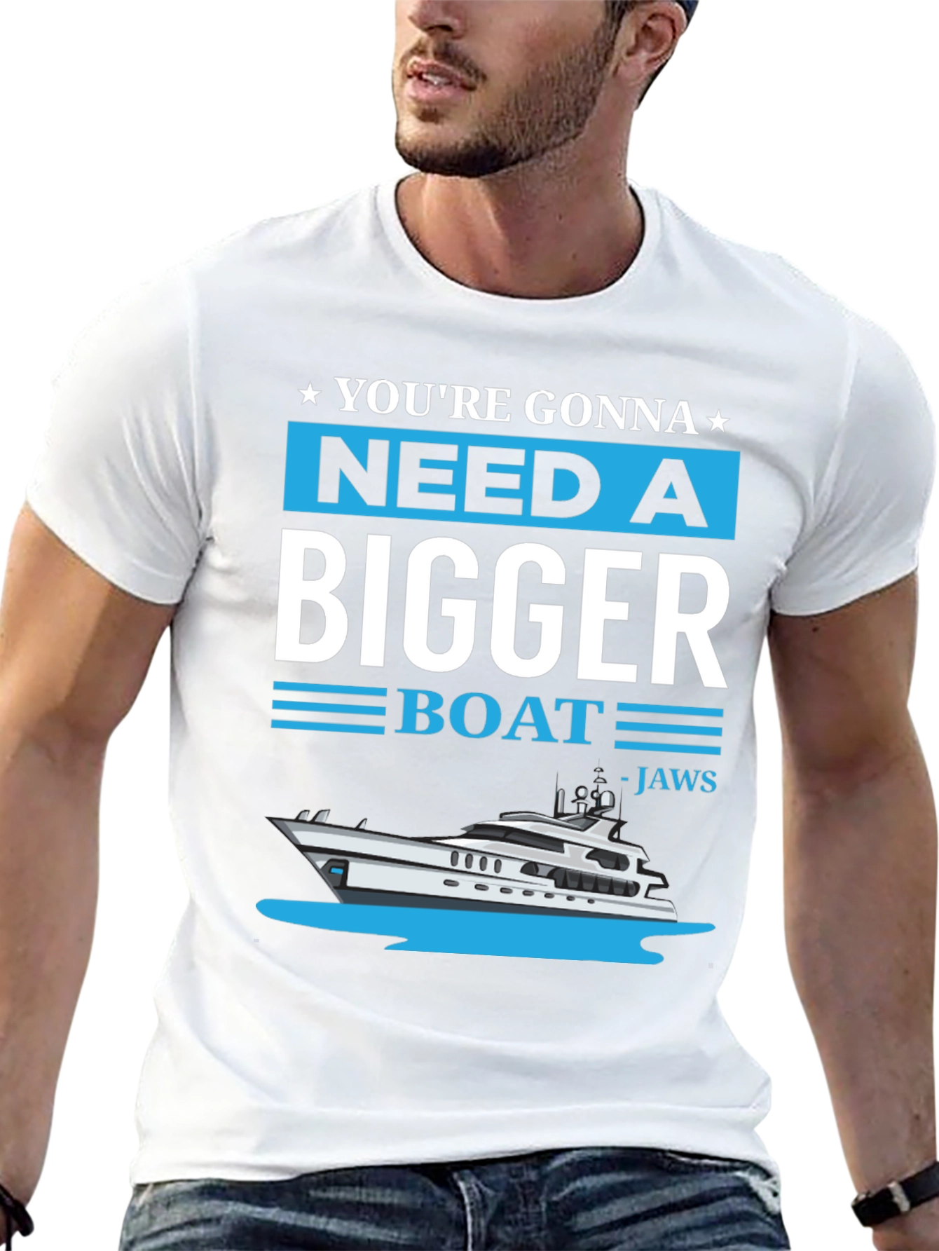 Need A Bigger Boat T-Shirt - Jaws Inspired
