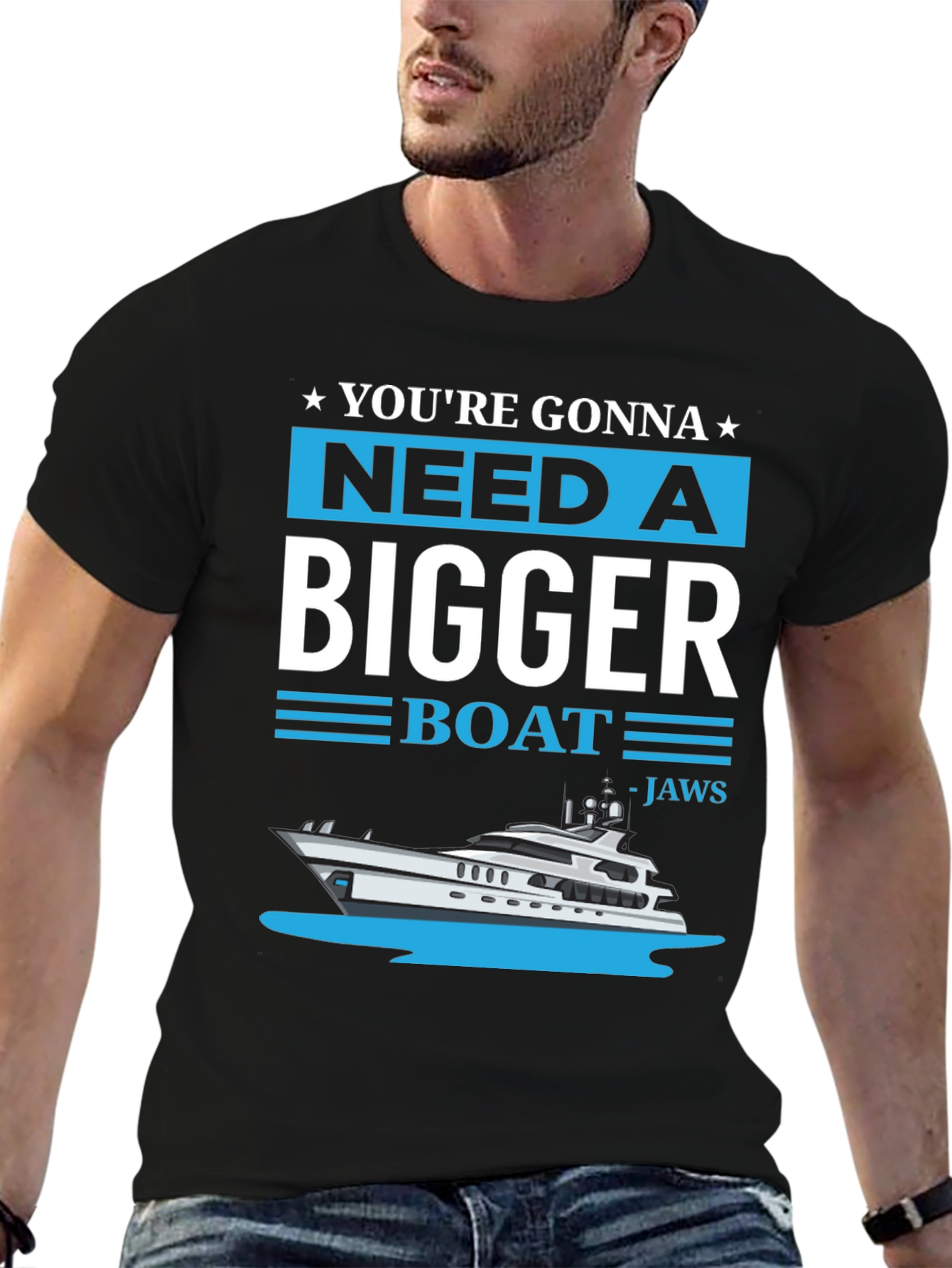 Need A Bigger Boat T-Shirt - Jaws Inspired