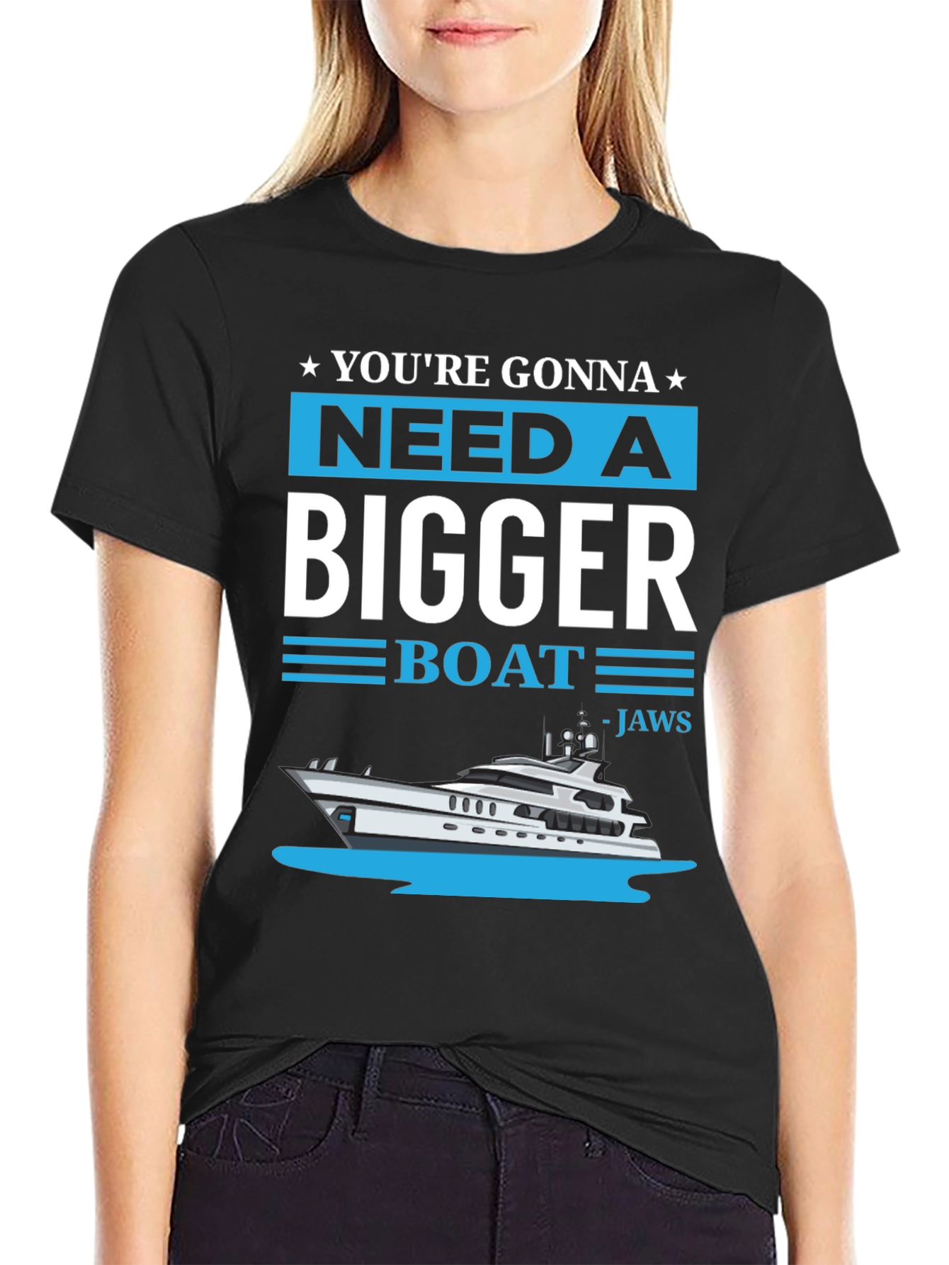 Need A Bigger Boat T-Shirt - Jaws Inspired