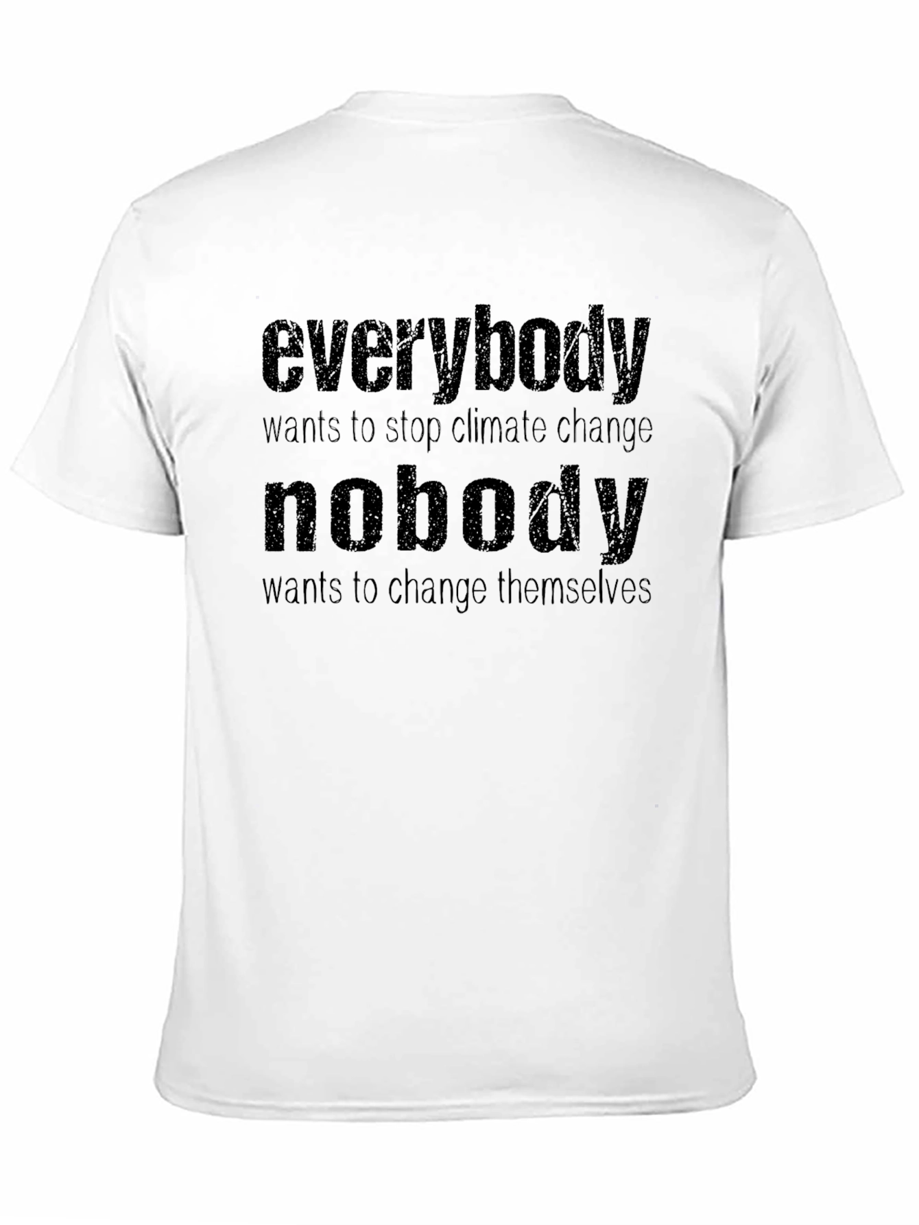 Climate Change Awareness Graphic T-Shirt