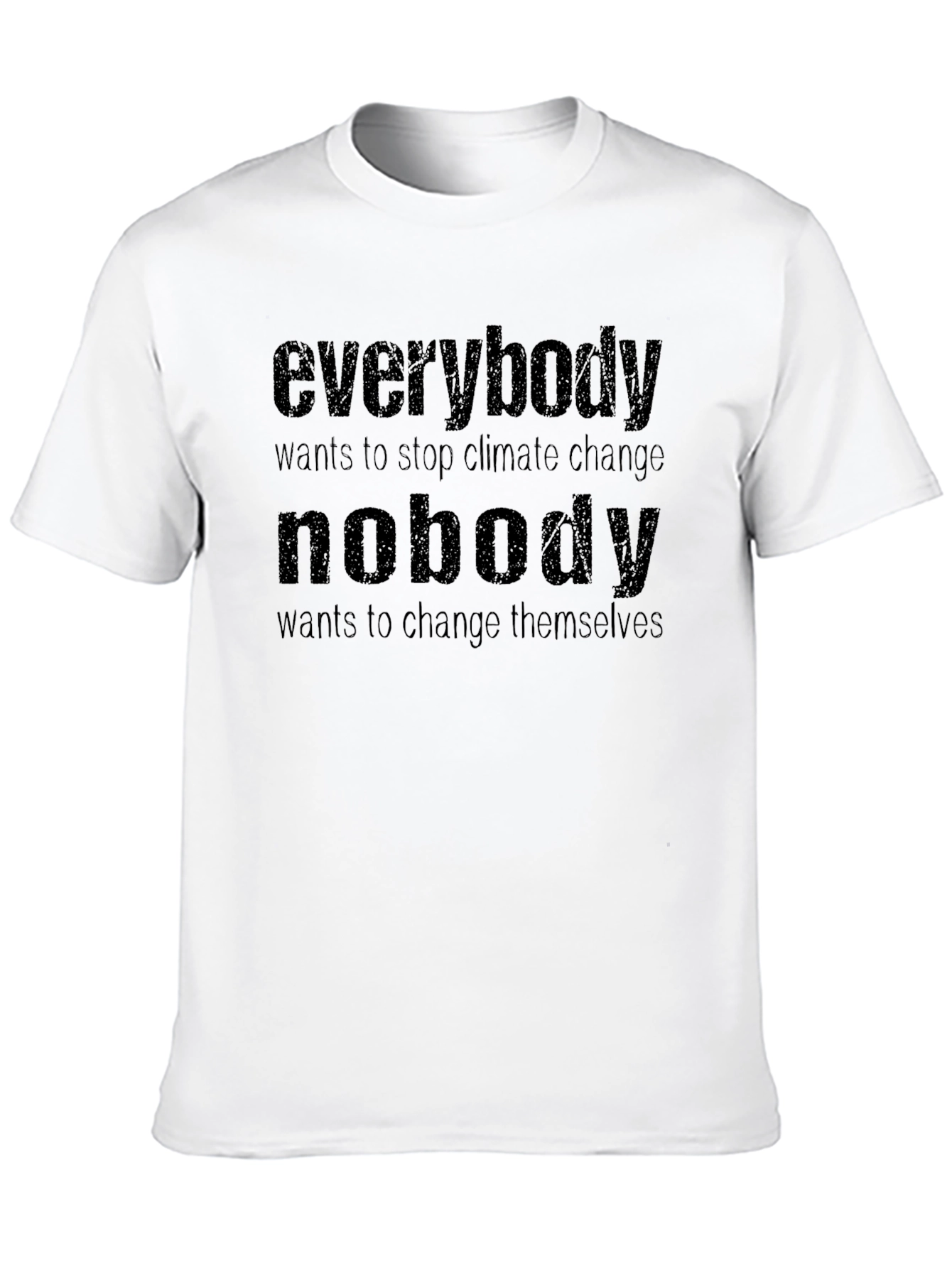 Climate Change Awareness Graphic T-Shirt