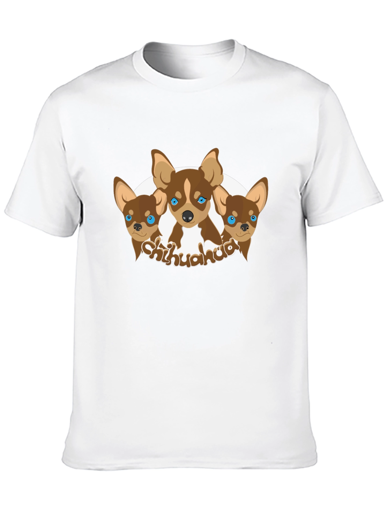 Chihuahua Dog Graphic Black T-Shirt