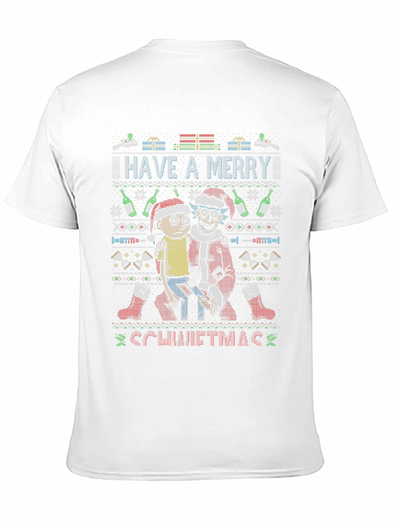 Rick and Morty Schwiiftmas Ugly Christmas T-Shirt
