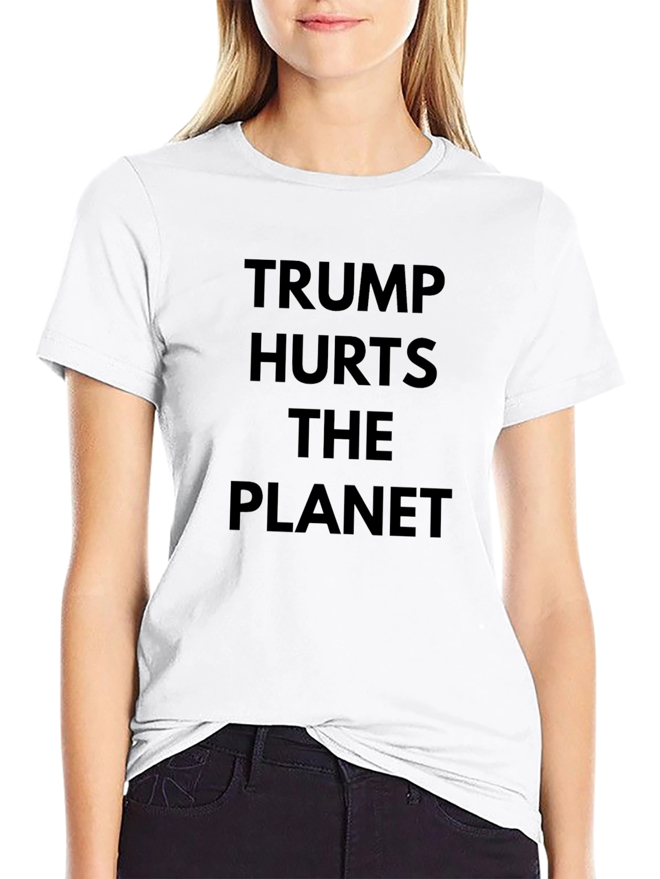 Trump Hurts The Planet Black T-Shirt