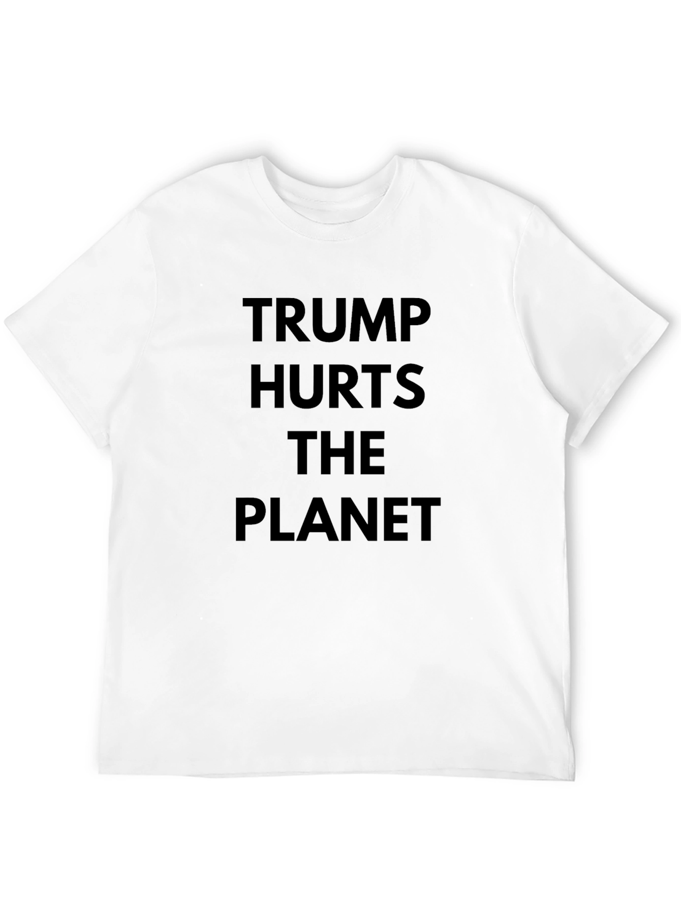 Trump Hurts The Planet Black T-Shirt