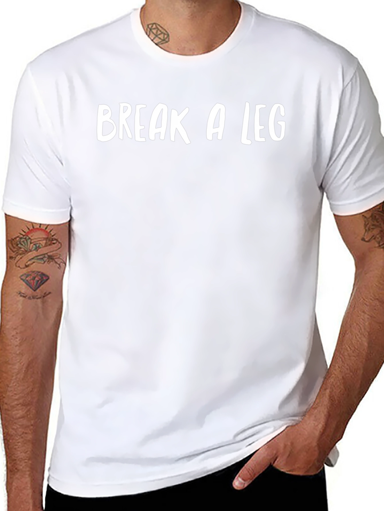 Break a Leg T-Shirt - Good Luck Tee