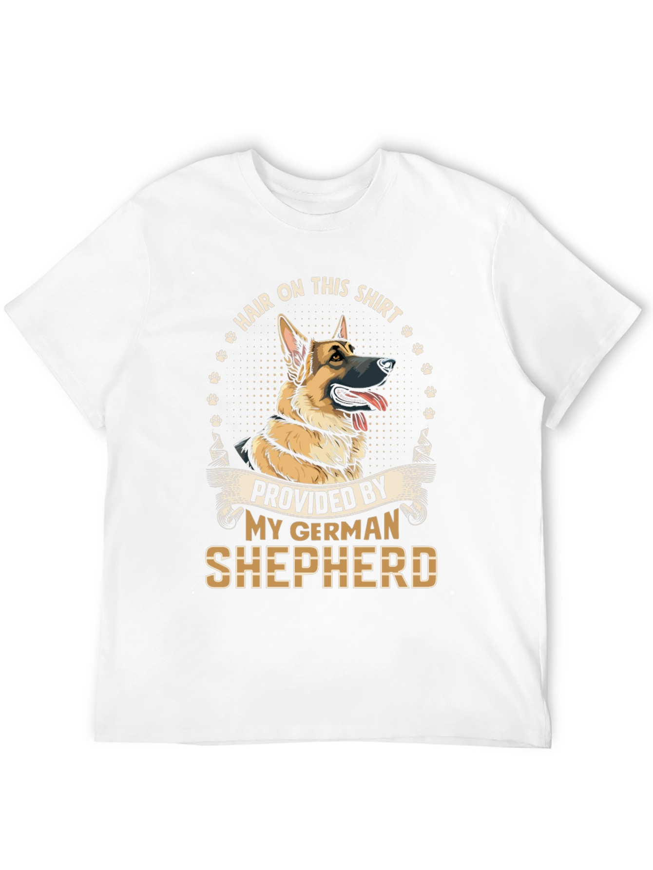 German Shepherd Hair T-Shirt - Dog Lover Tee