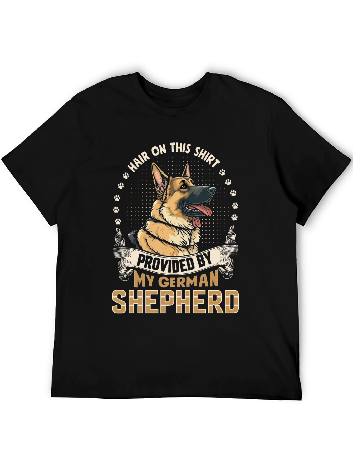 German Shepherd Hair T-Shirt - Dog Lover Tee