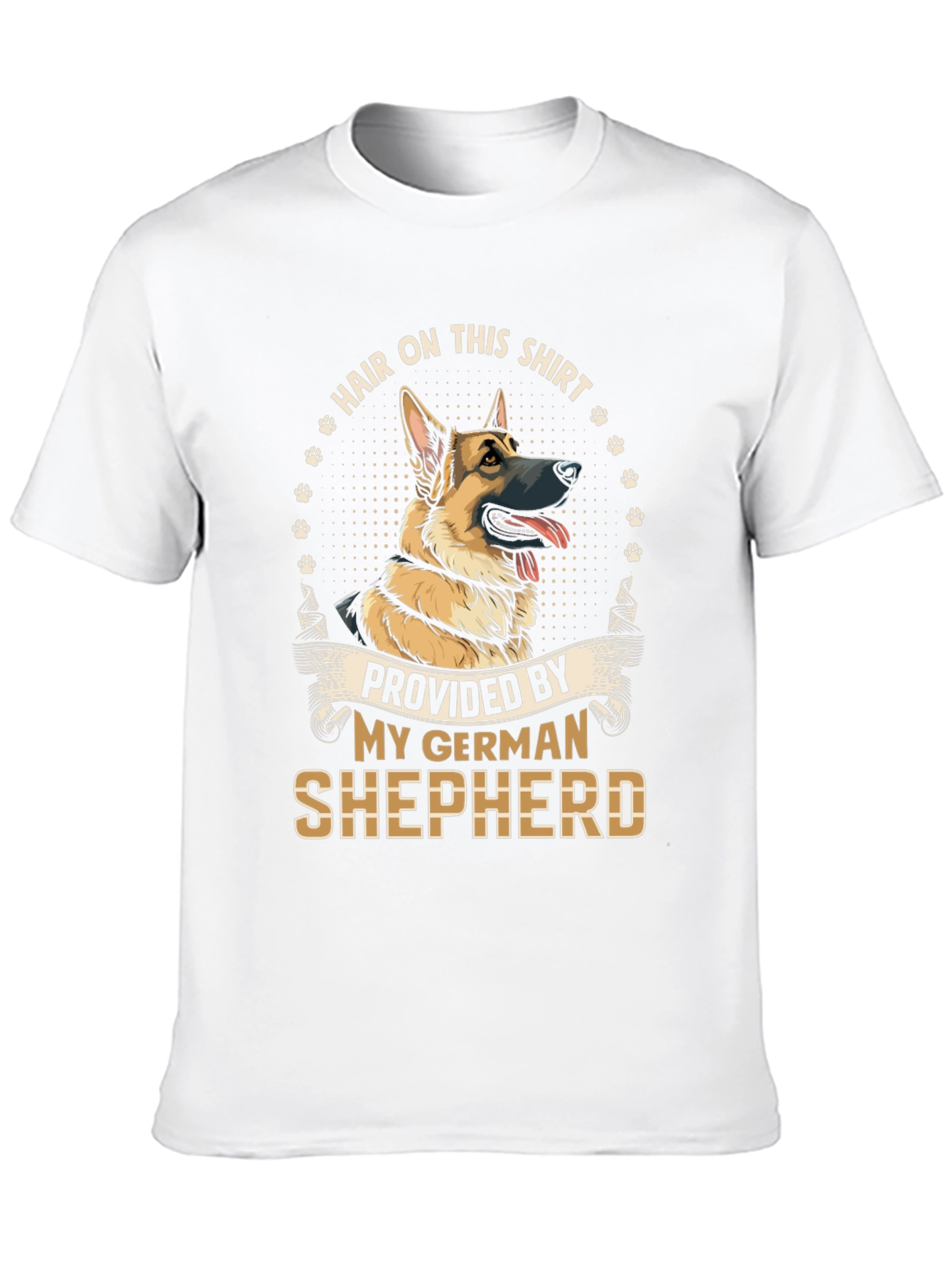 German Shepherd Hair T-Shirt - Dog Lover Tee