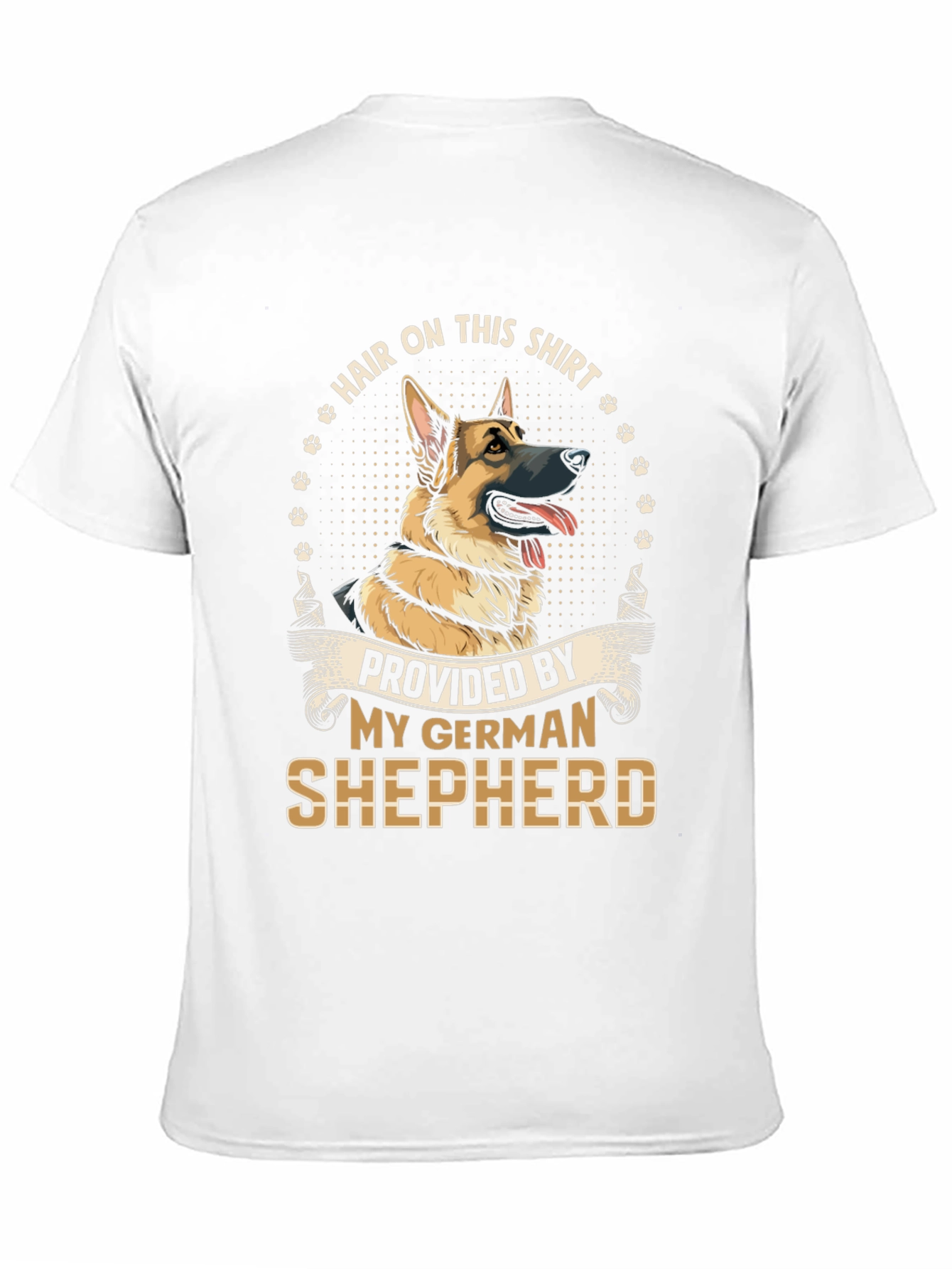 German Shepherd Hair T-Shirt - Dog Lover Tee