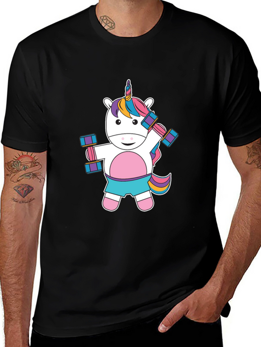 Unicorn Workout T-Shirt - Gym Fun!