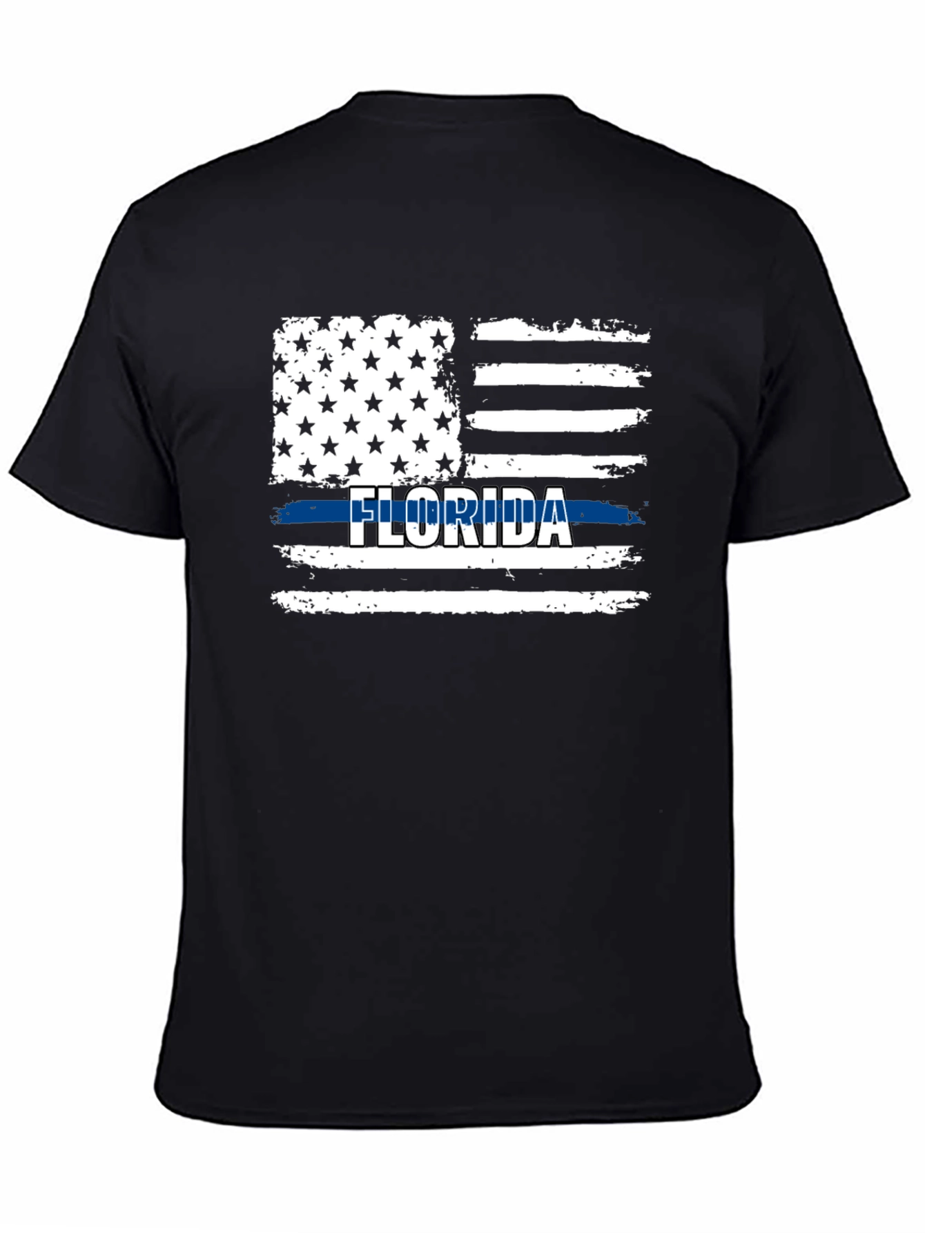 Florida Thin Blue Line Flag T-Shirt