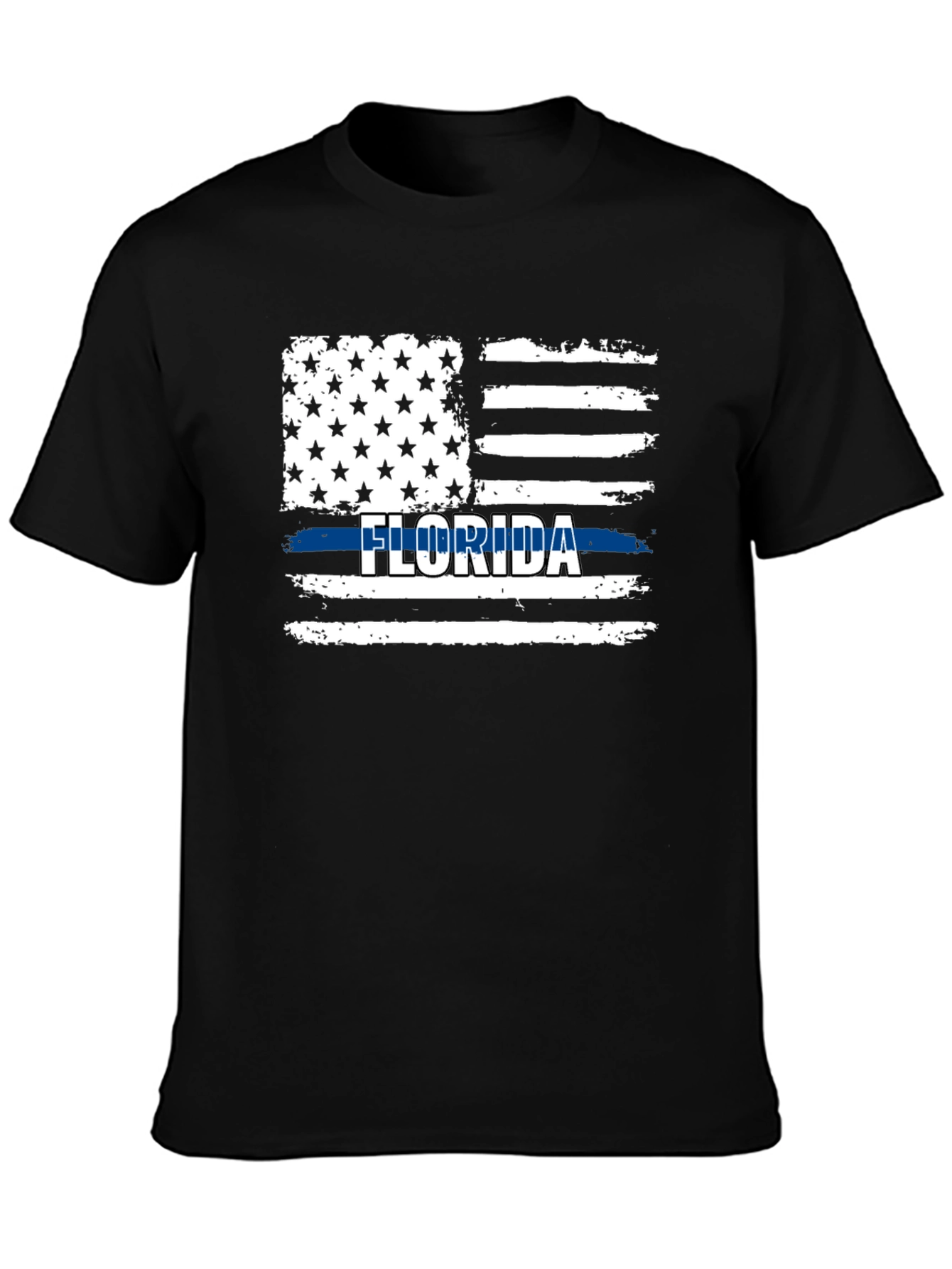 Florida Thin Blue Line Flag T-Shirt