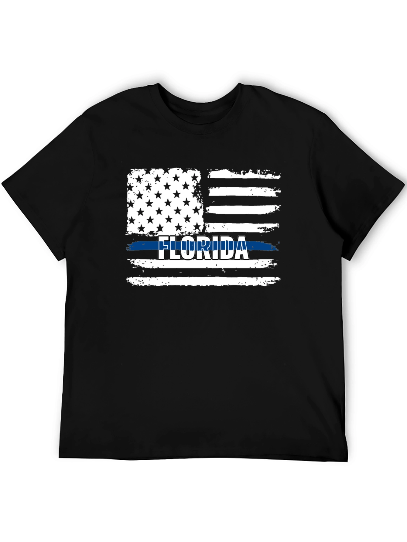 Florida Thin Blue Line Flag T-Shirt